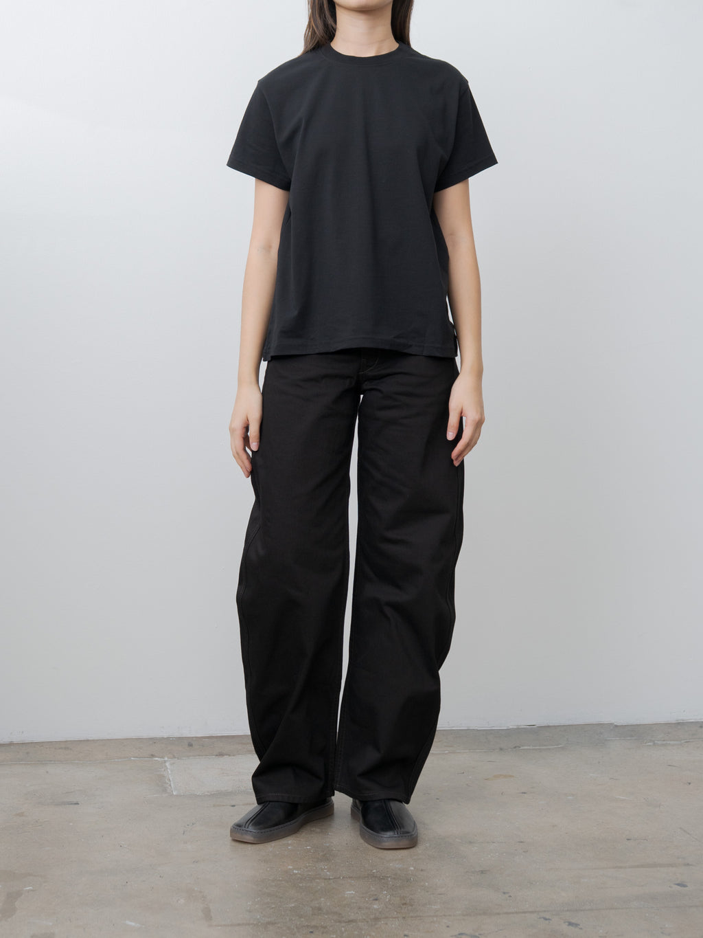 Namu Shop - Studio Nicholson MARINE Perfect Tee - Black