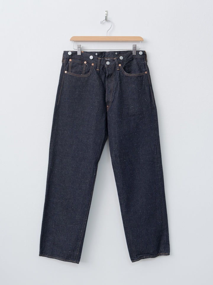 Namu Shop - Kaptain Sunshine 1930 Straight Denim Pants - Indigo One Wash