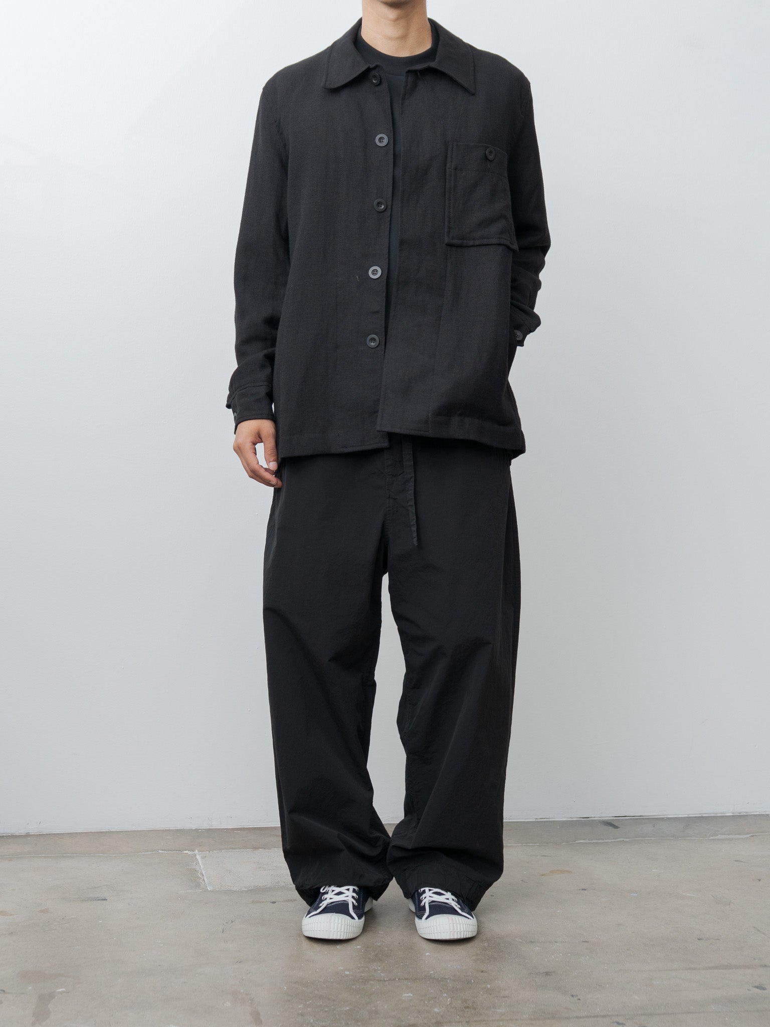 Namu Shop - Casey Casey Aki Shirt Jacket FELT - Black