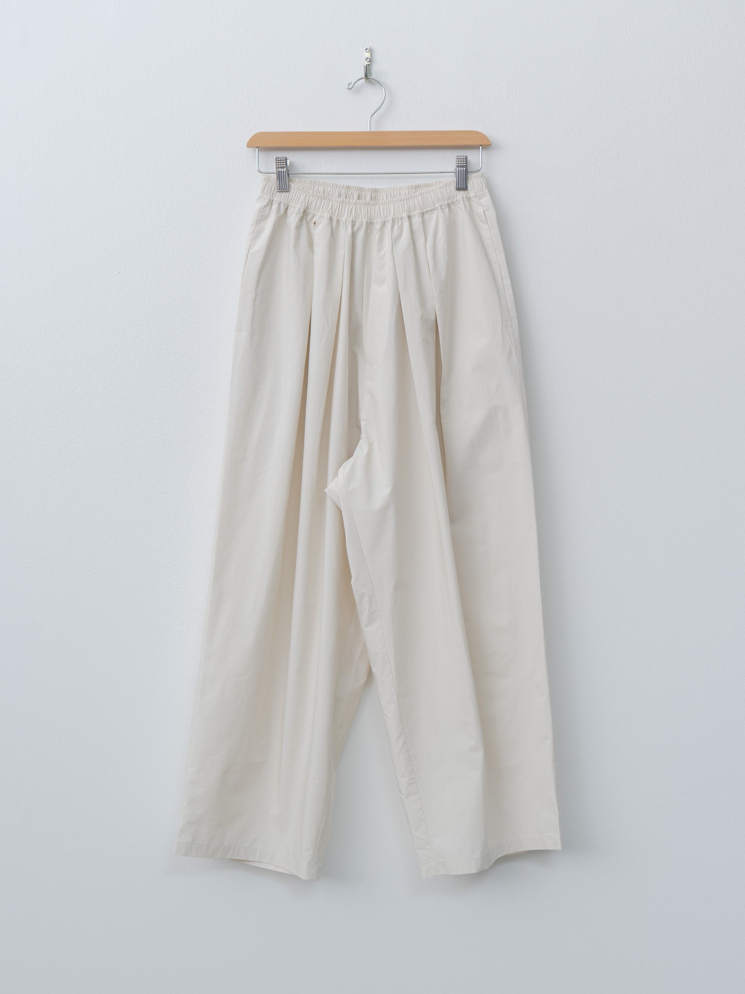 Namu Shop - Veritecoeur Box Pleats Easy Pants - Ivory