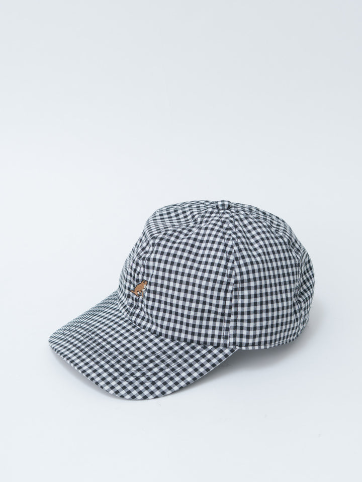 Namu Shop - Tembea Shiba Cap - Gingham Black