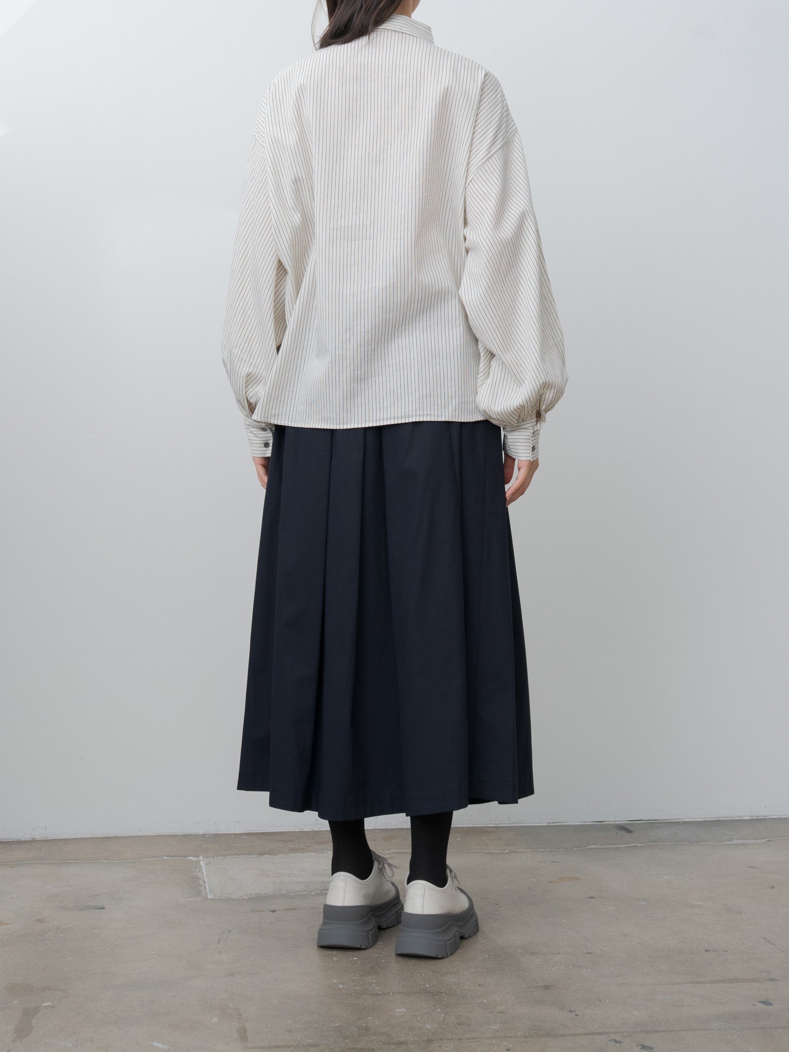 Namu Shop - Nicholson & Nicholson DOLLY-TWILL Skirt - Navy