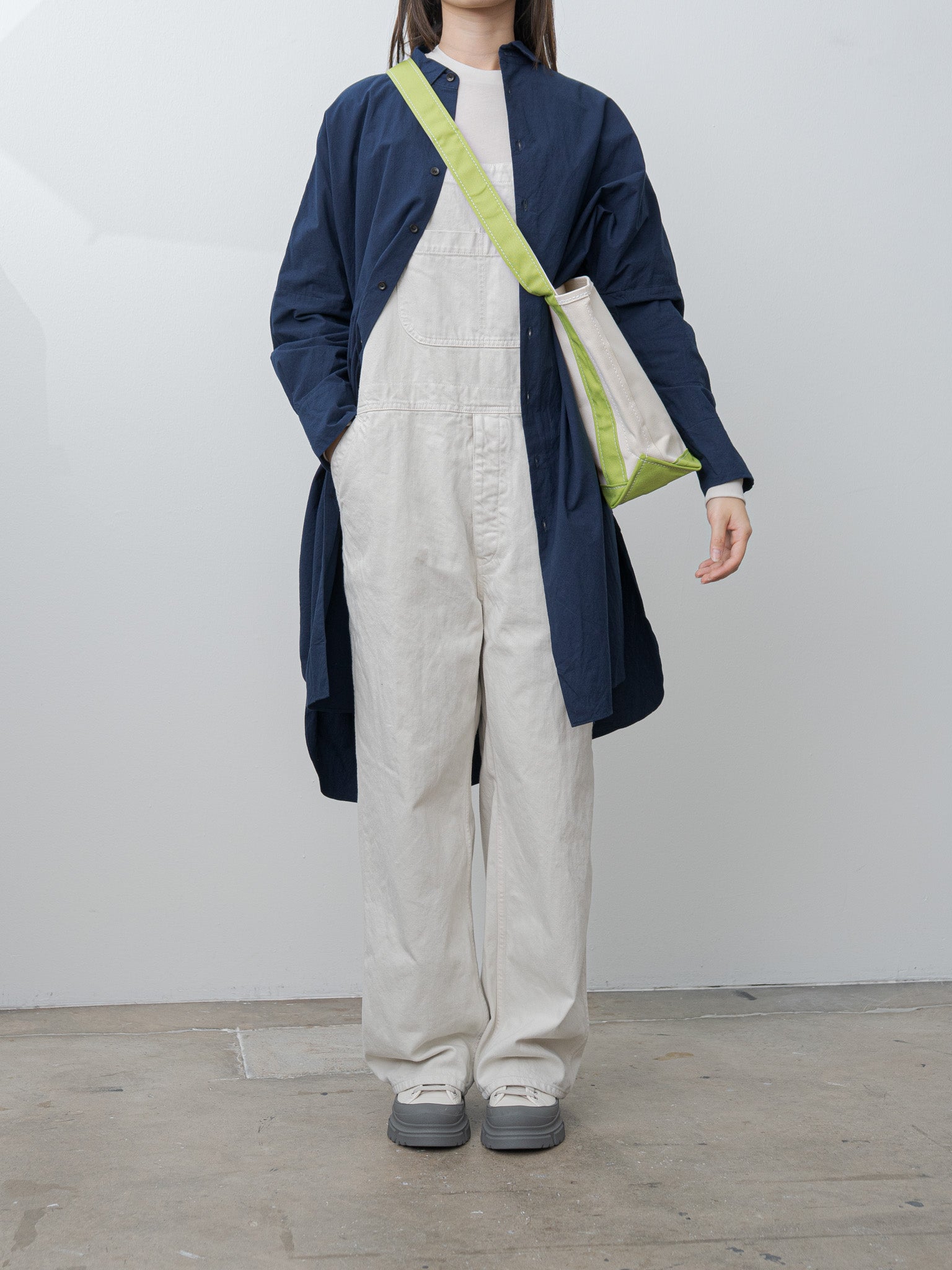 Namu Shop - Veritecoeur Denim Overall - Ivory