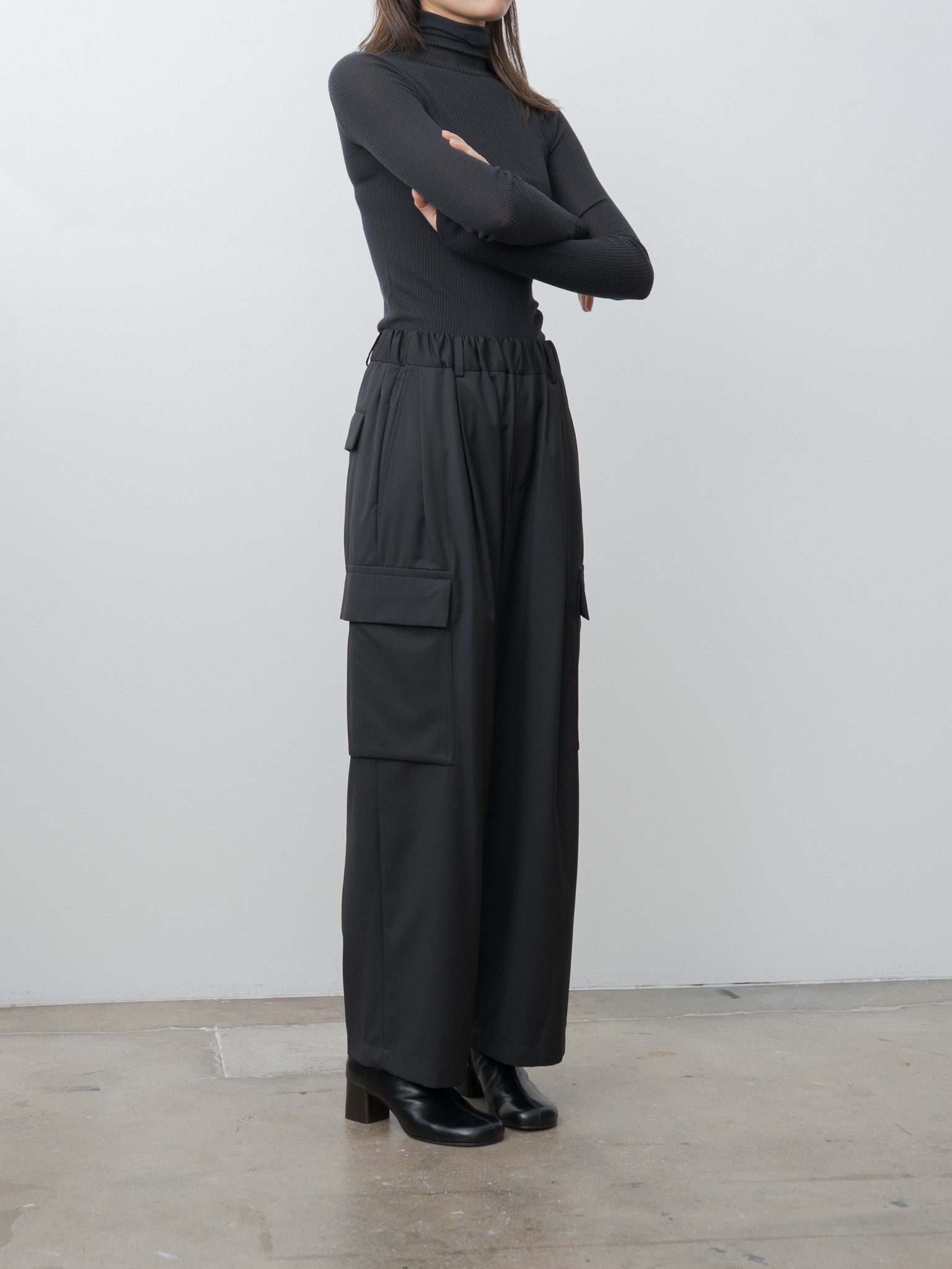 Namu Shop - Nicholson & Nicholson CLOVER-TRO Pants - Black