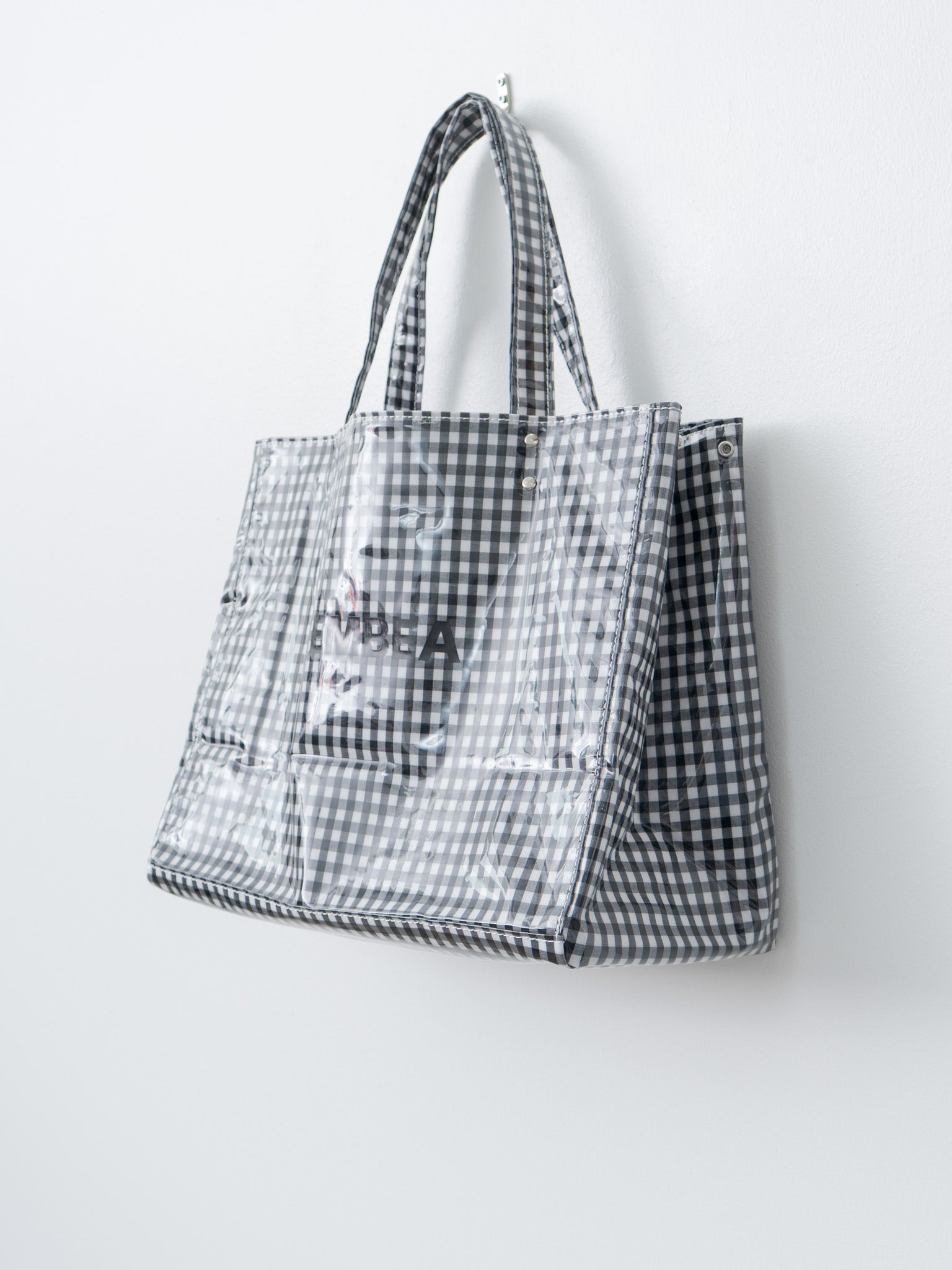 Namu Shop - Tembea Carry Tote - Gingham Black