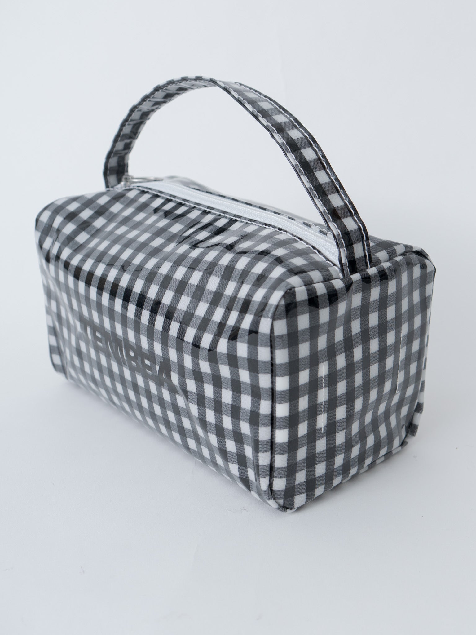 Namu Shop - Tembea Brick Bag - Gingham Black