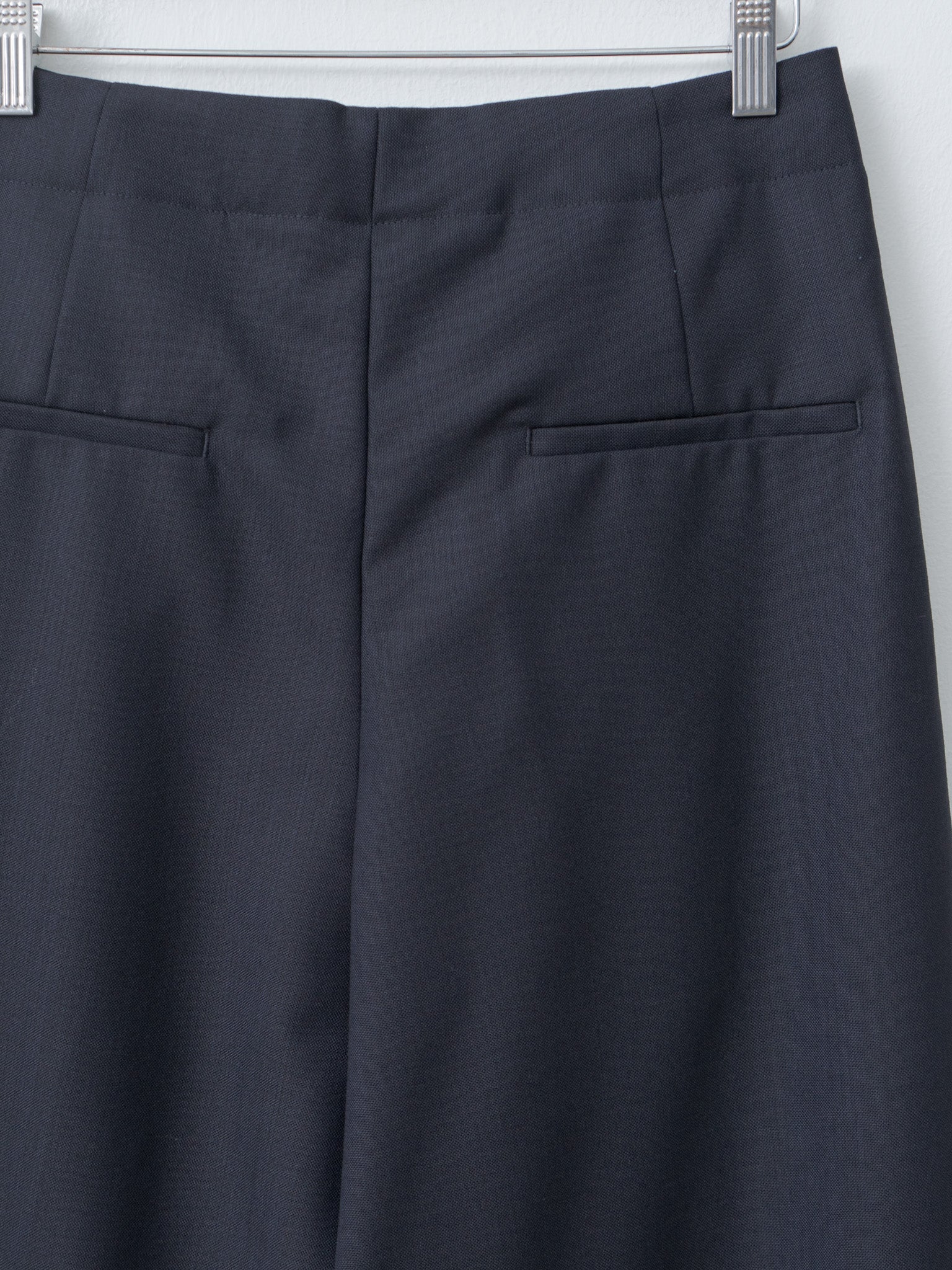 Namu Shop - Studio Nicholson Lira Double Pleat Pant - Darkest Navy