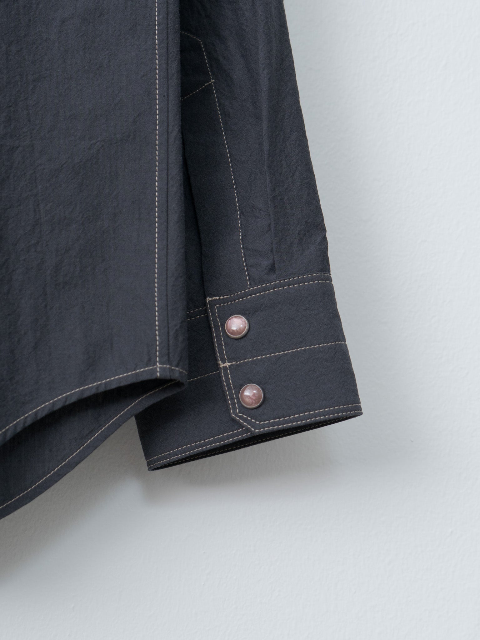 Namu Shop - Lemaire Chest-Pocket Fitted Shirt - Charcoal