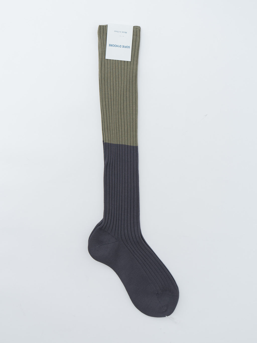 Namu Shop - Sofie D'Hoore Friday Socks - Olive/Charcoal