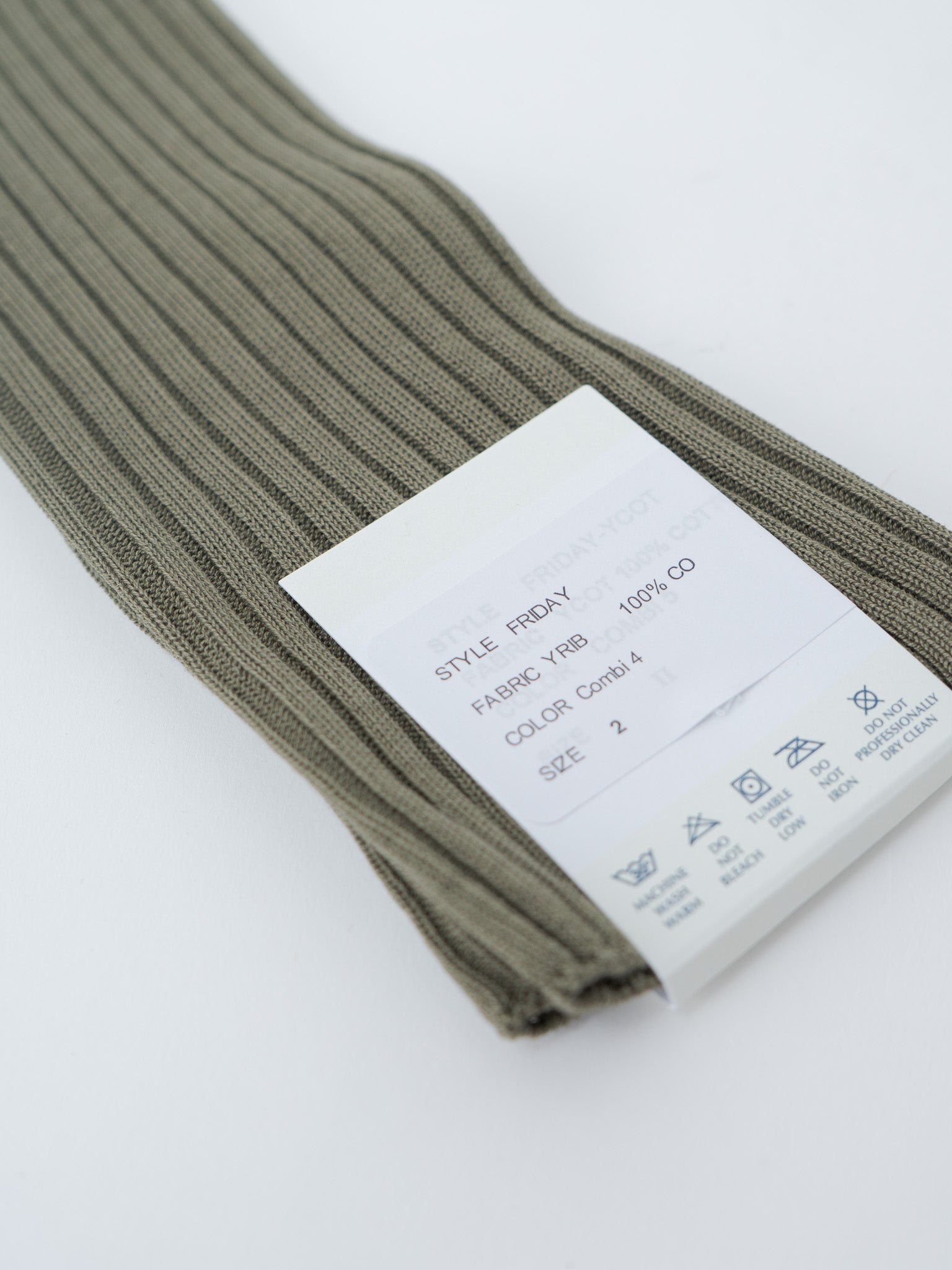 Namu Shop - Sofie D'Hoore Friday Socks - Olive/Charcoal