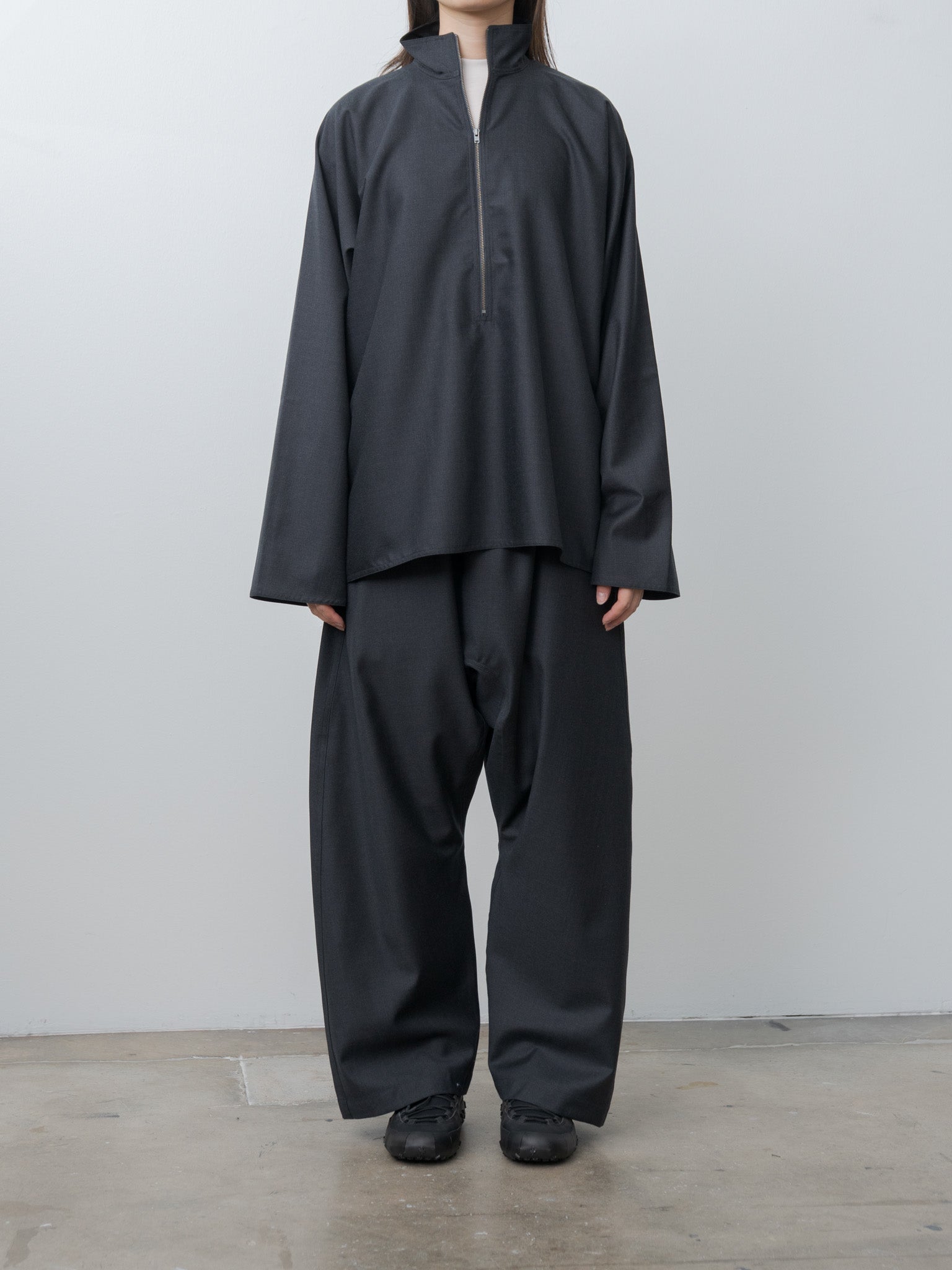 Namu Shop - Sofie D'Hoore Plof Trouser - Charcoal Melange