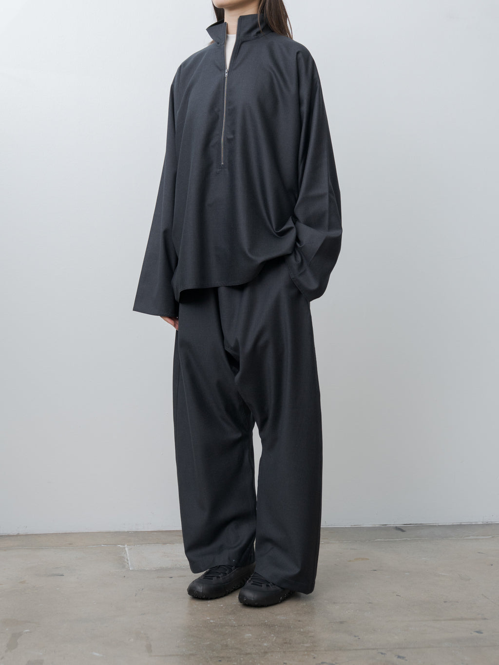 Namu Shop - Lemaire Vibram Wrap On Sneakers - Asphalt