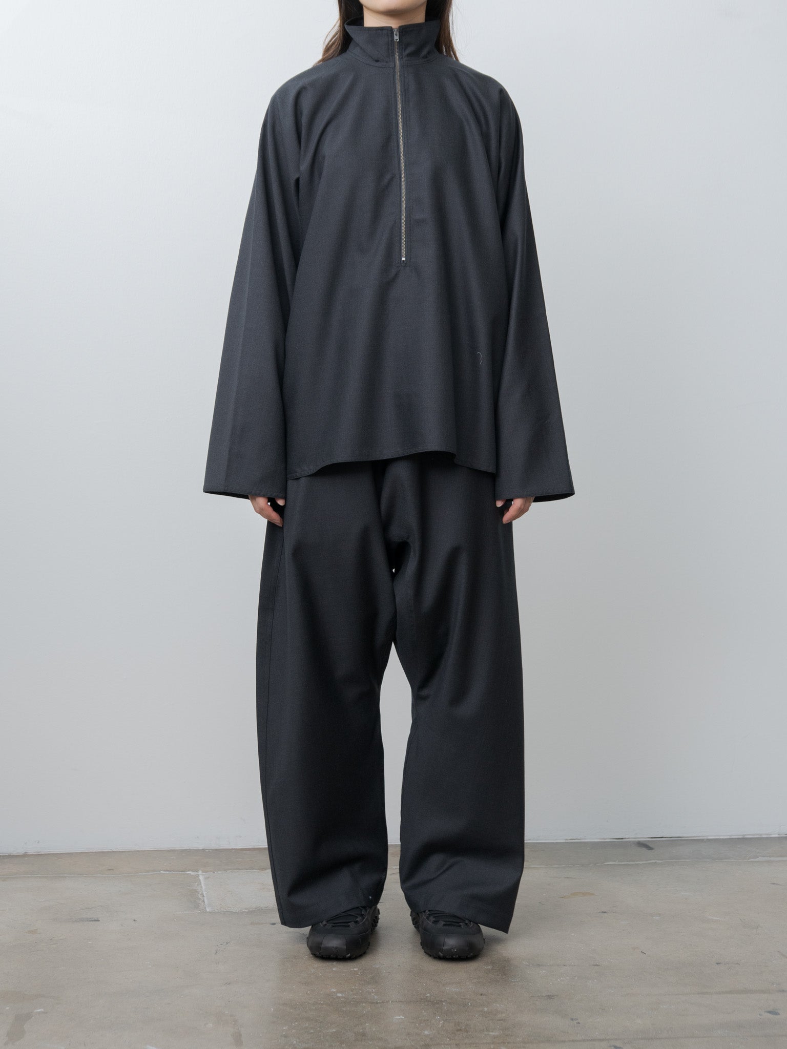 Namu Shop - Sofie D'Hoore Plof Trouser - Charcoal Melange