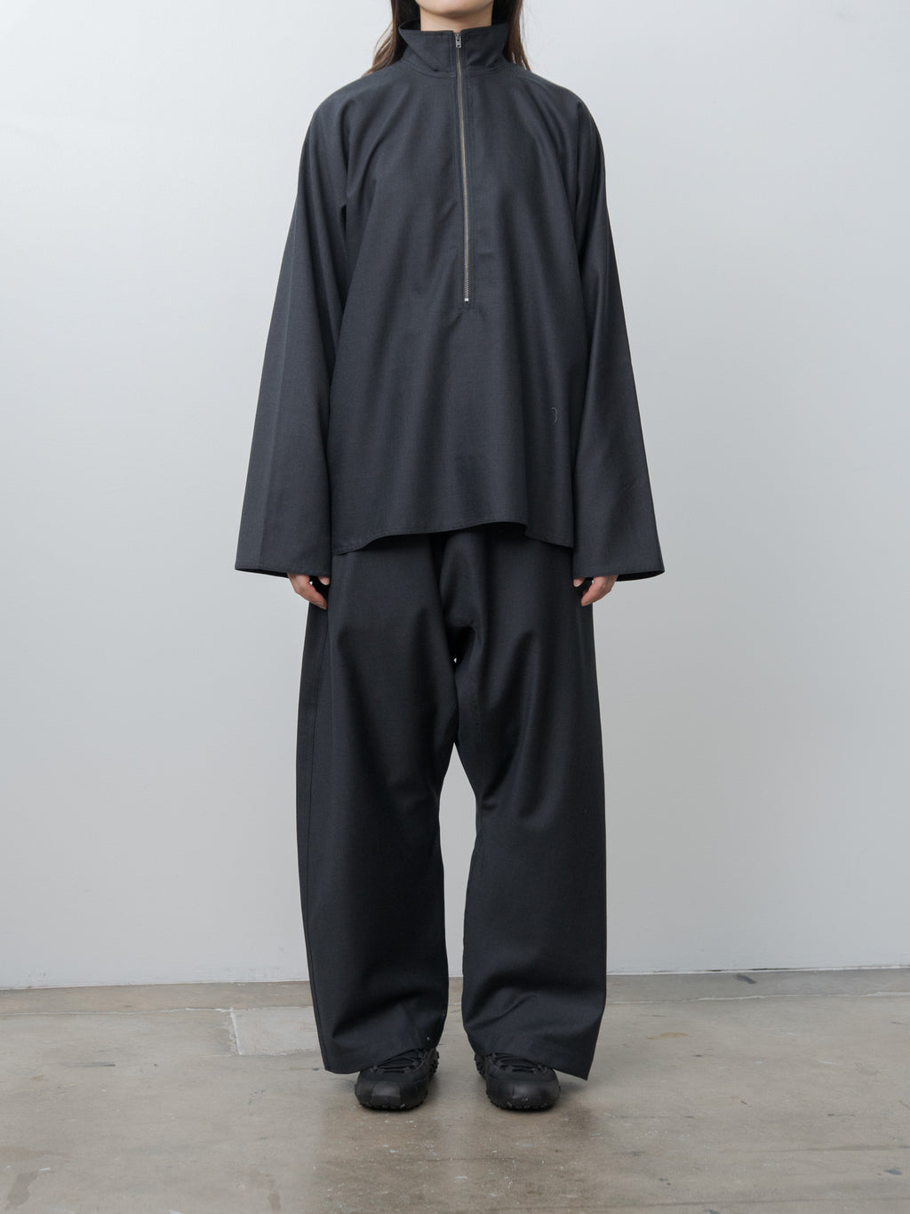 Namu Shop - Sofie D'Hoore Plof Trouser - Charcoal Melange
