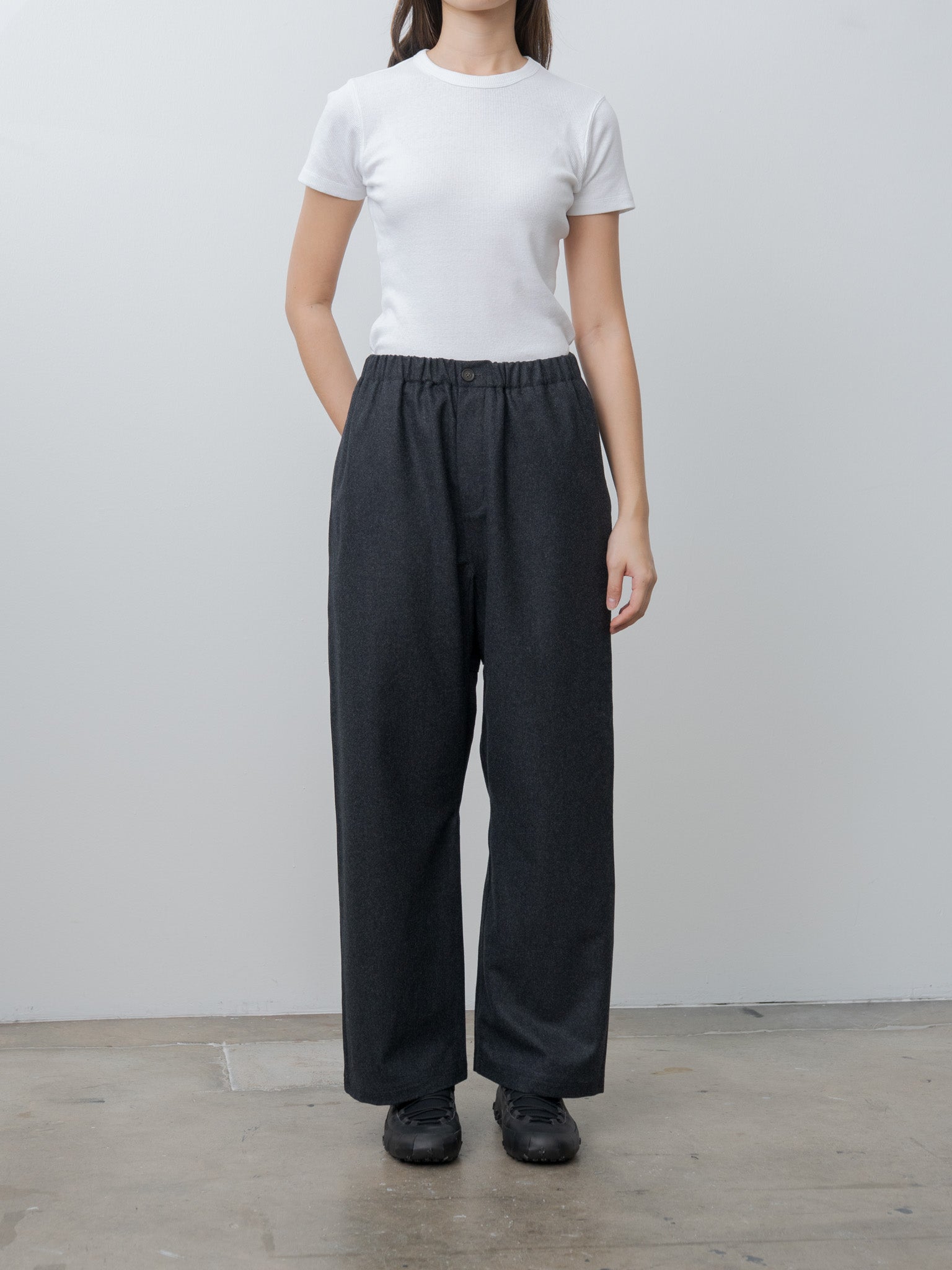 Namu Shop - Sofie D'Hoore Pinot Trouser - Anthracite Melange
