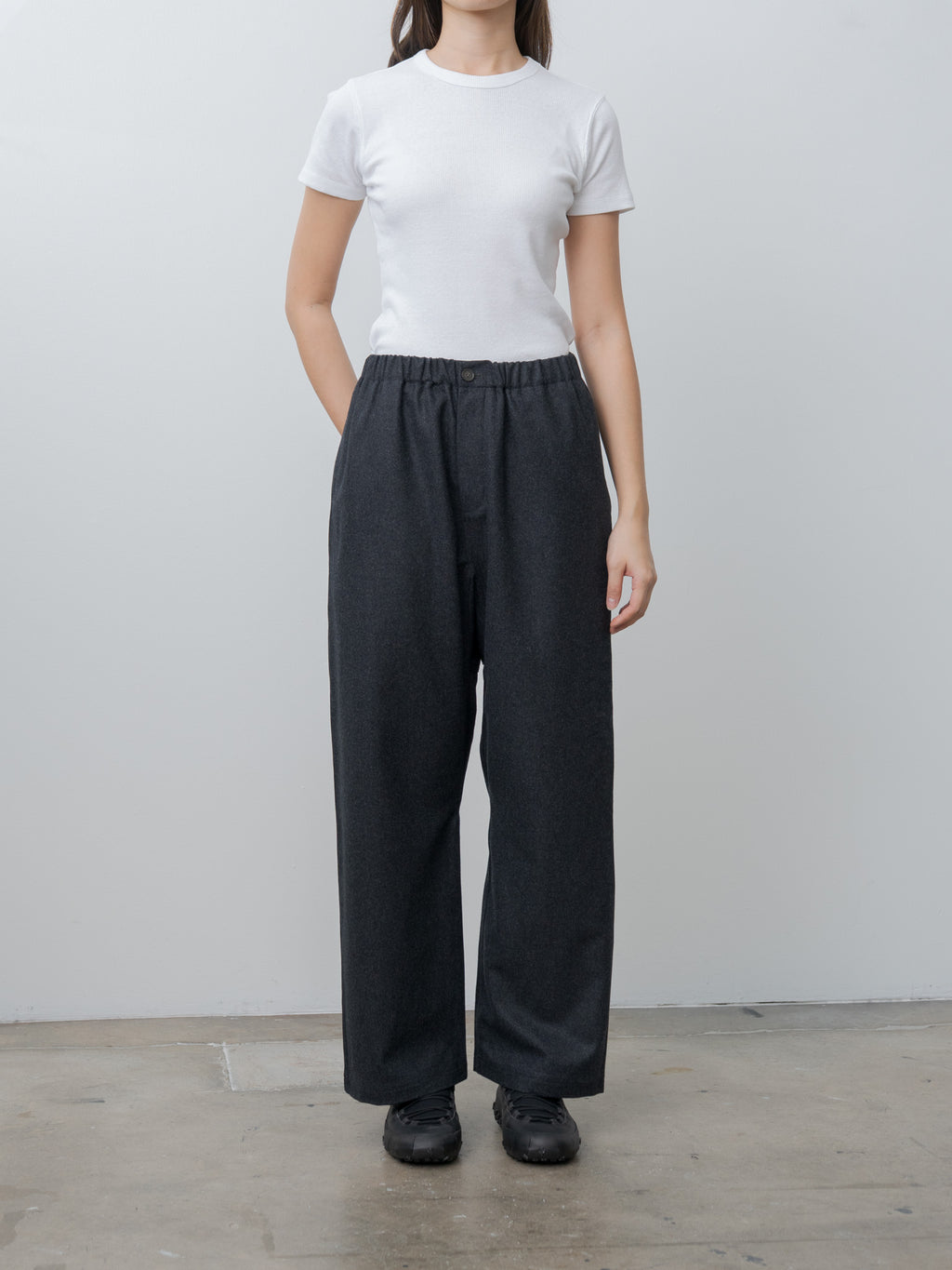 Namu Shop - Sofie D'Hoore Pinot Trouser - Anthracite Melange