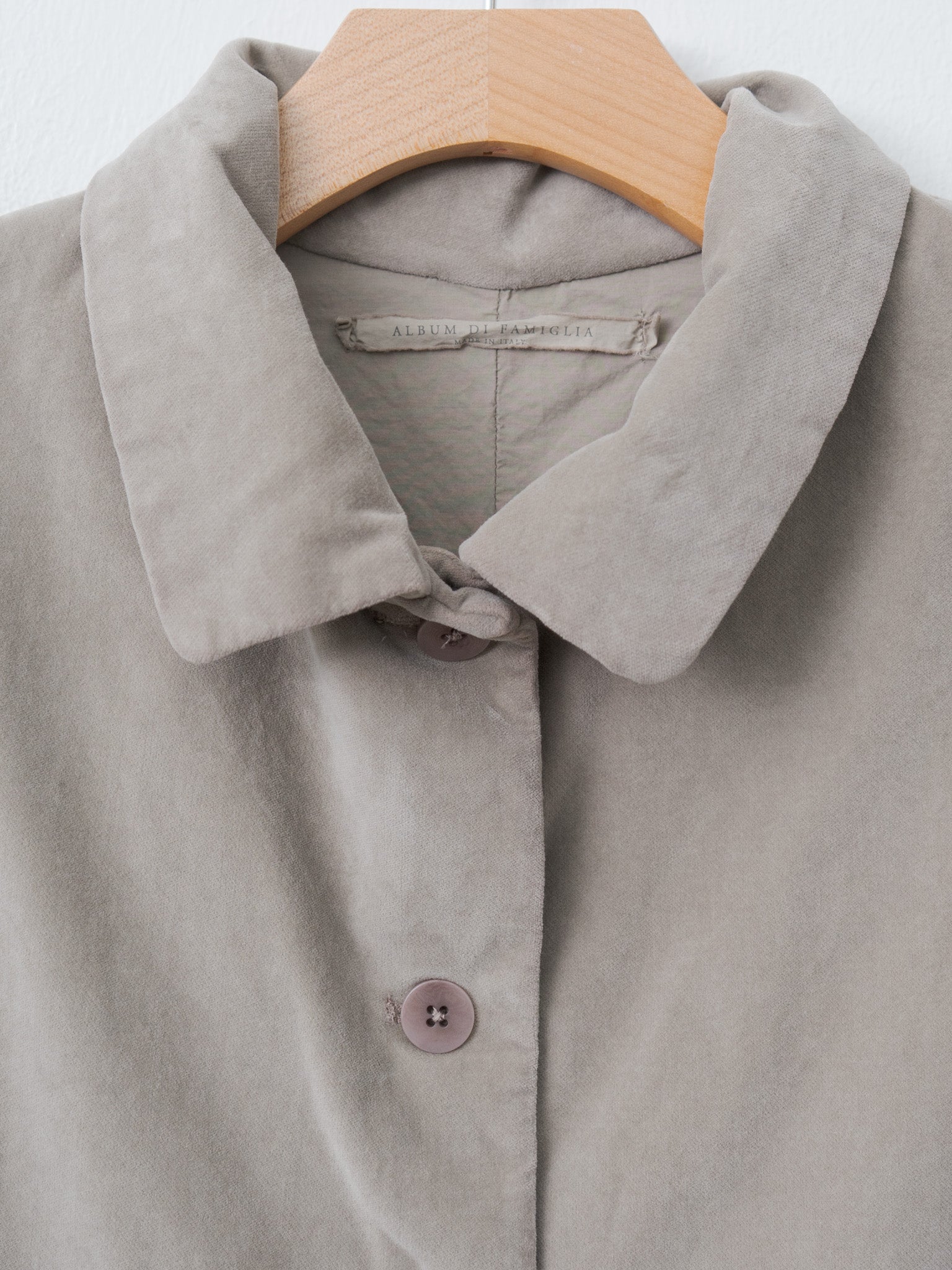Namu Shop - Album di Famiglia Collar Coat V - Marron Glace