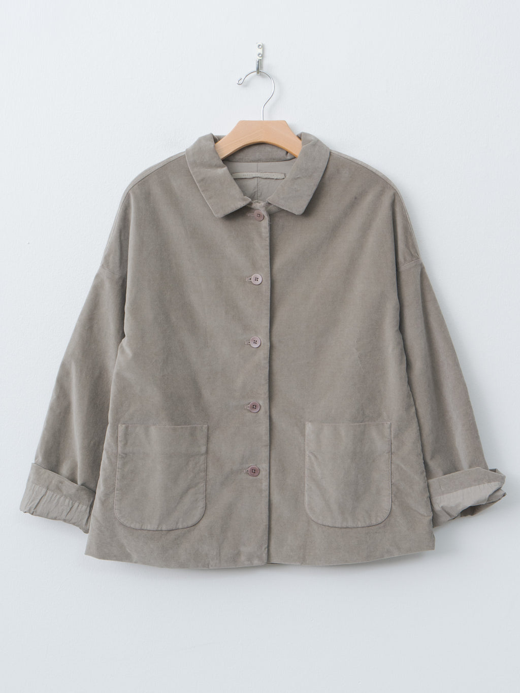 Namu Shop - Album di Famiglia Shirt Loose Blazer V - Marron Glace