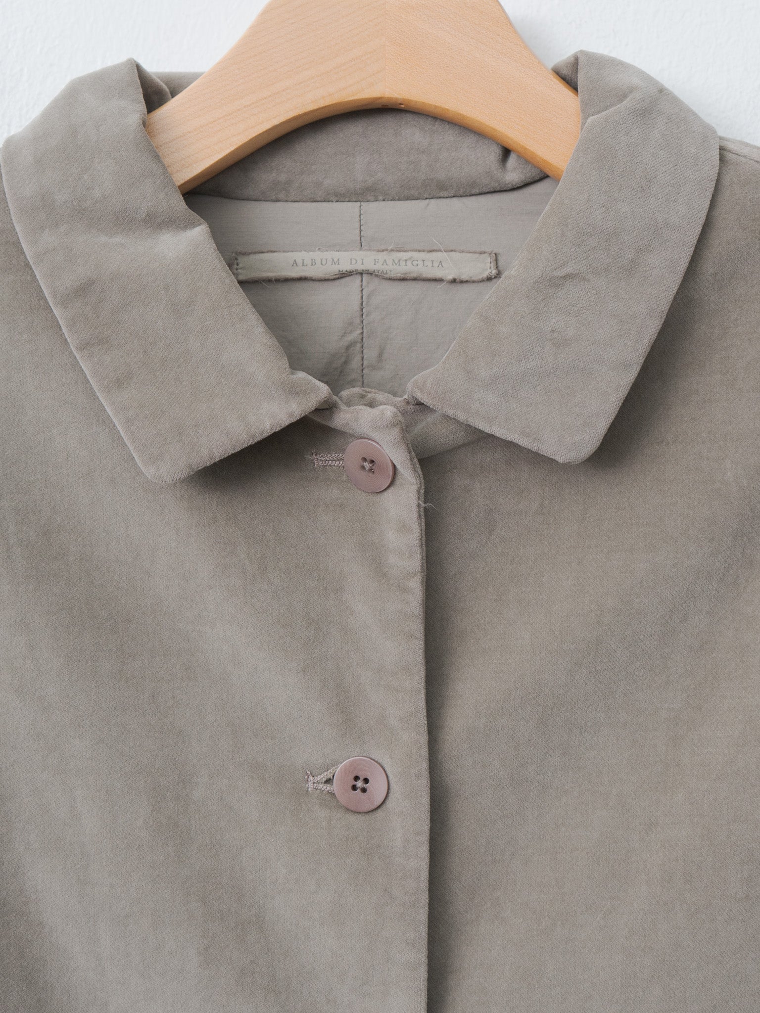 Namu Shop - Album di Famiglia Shirt Loose Blazer V - Marron Glace