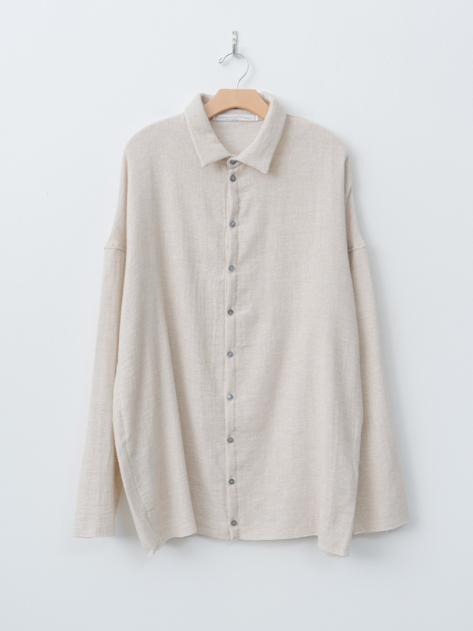 Namu Shop - Album di Famiglia Soft Collar Shirt Light WO/WS - Natural