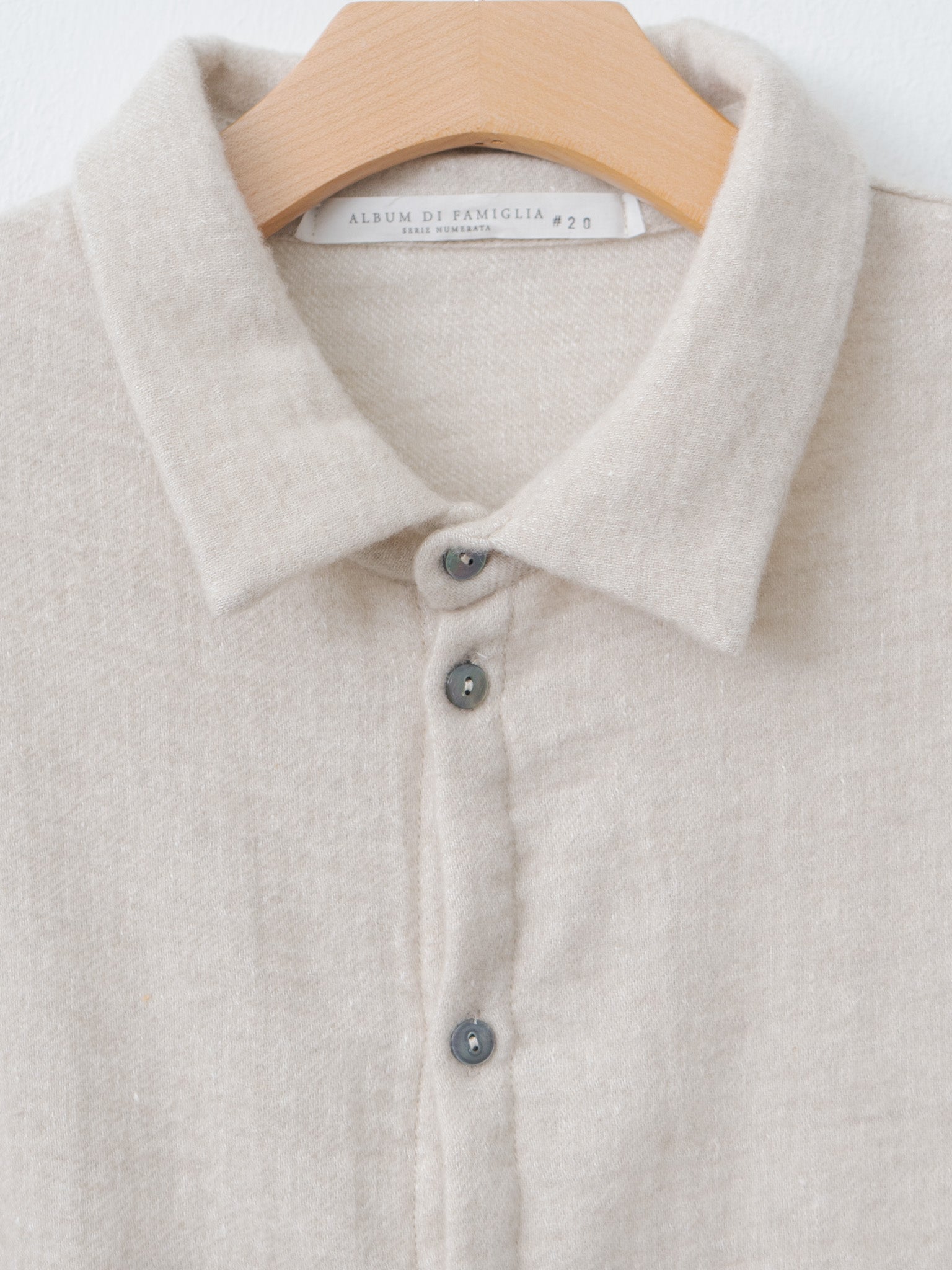 Namu Shop - Album di Famiglia Soft Collar Shirt Light WO/WS - Natural
