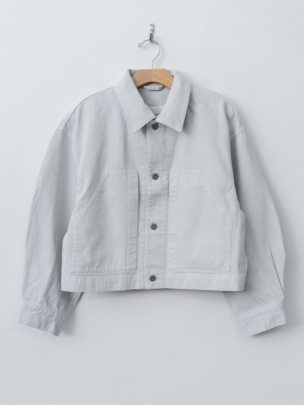 Namu Shop - Sayaka Davis Cropped Jacket - Ice Gray