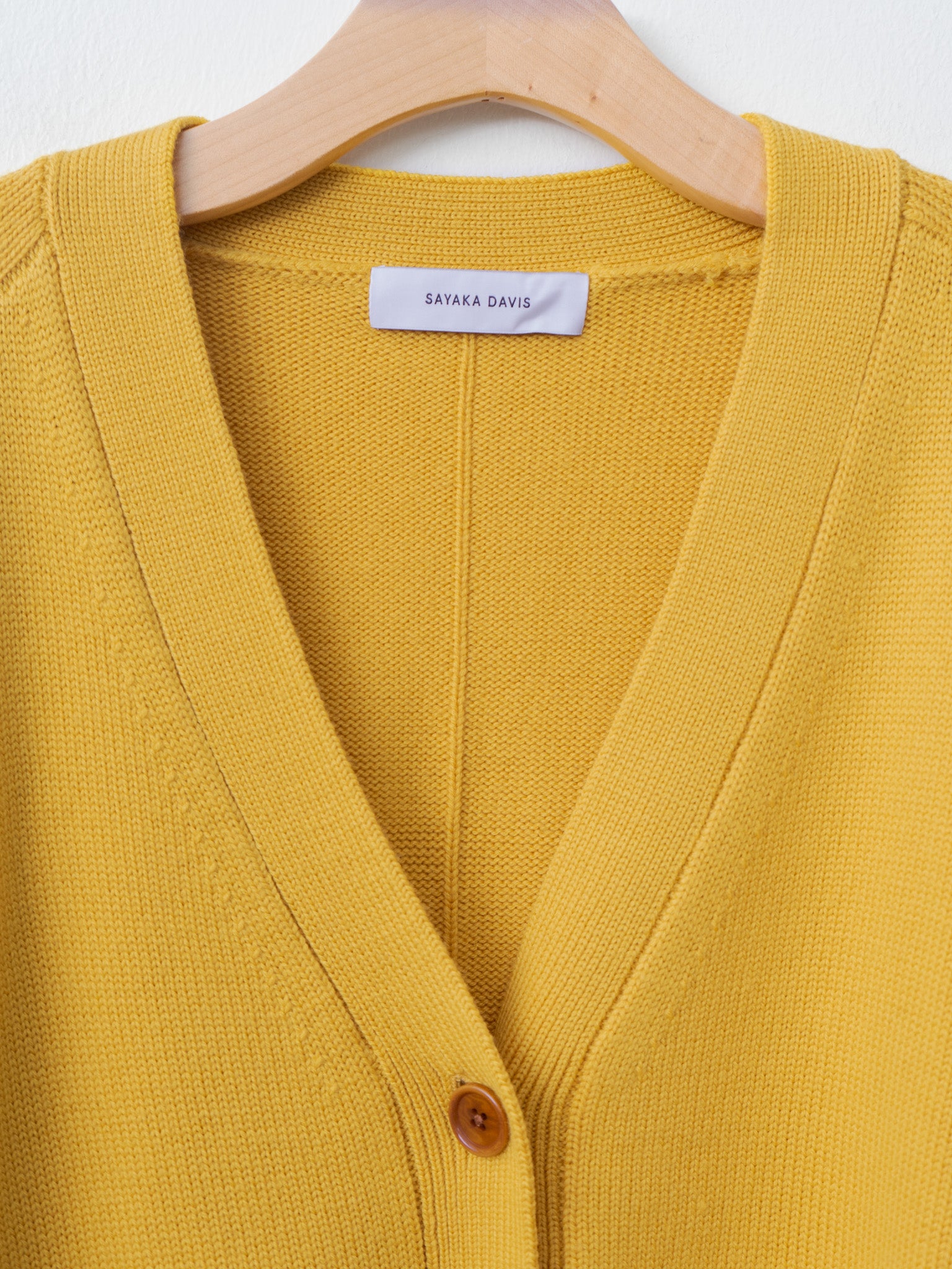 Namu Shop - Sayaka Davis Balloon Sleeve Cardigan - Golden Sun