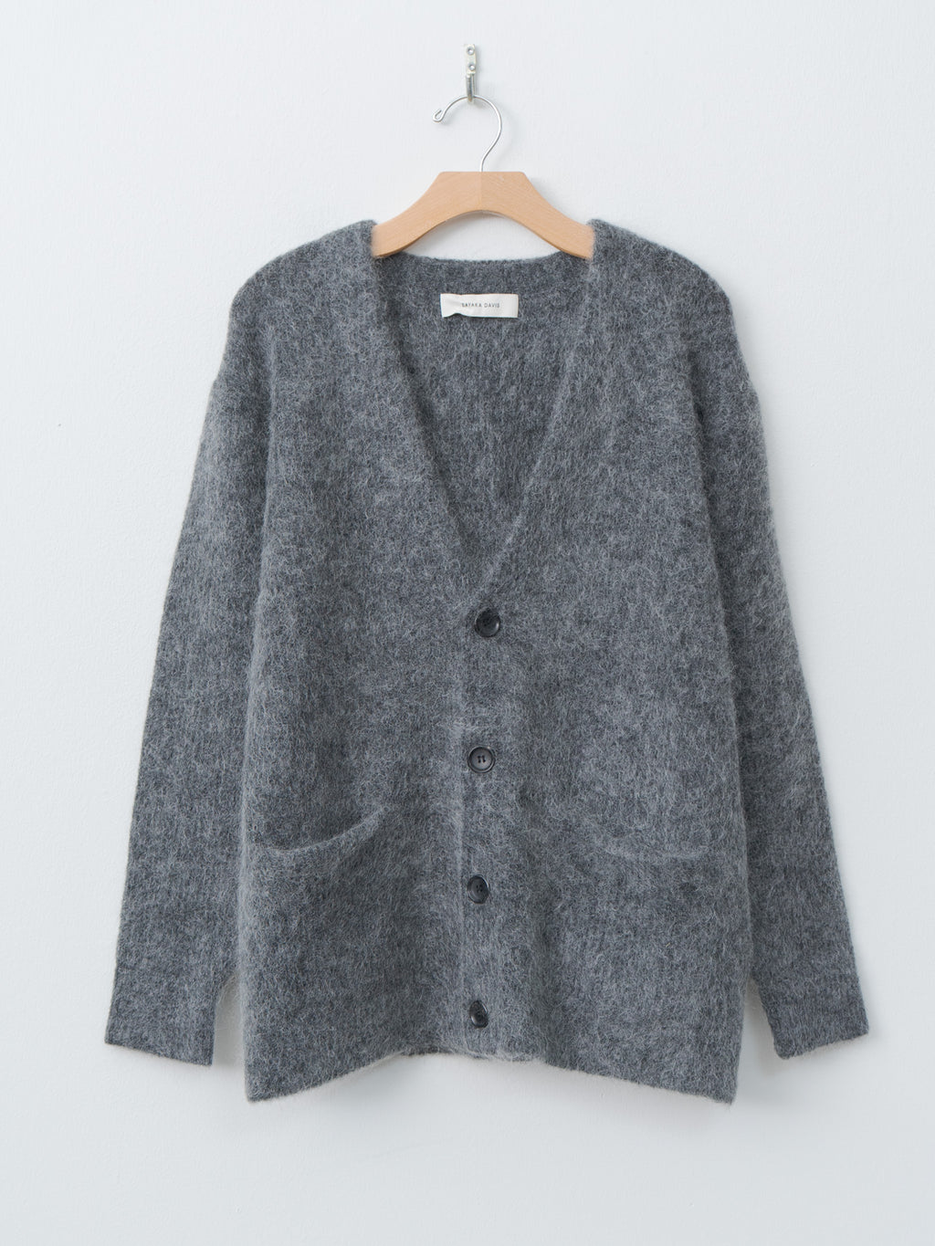 Namu Shop - Sayaka Davis Mohair Cardigan - Charcoal