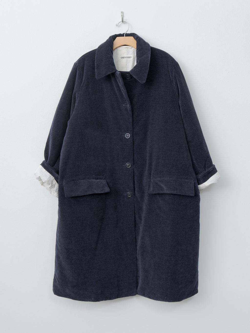 Namu Shop - Casey Casey Milu Coat L VELVET - Navy