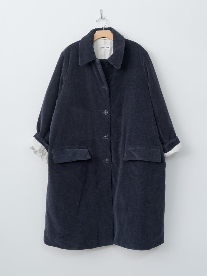 Namu Shop - Casey Casey Milu Coat L VELVET - Navy