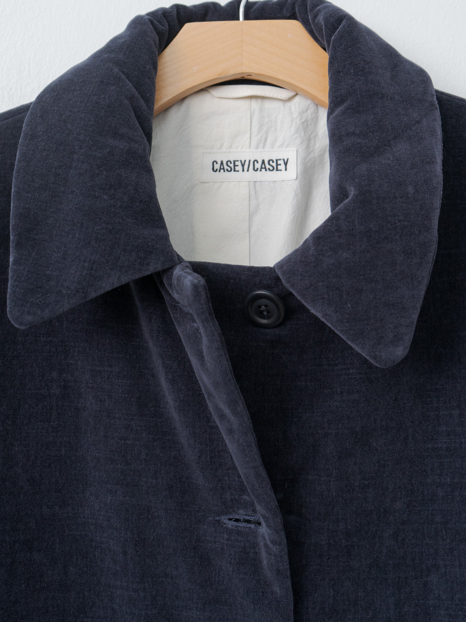 Namu Shop - Casey Casey Milu Coat L VELVET - Navy