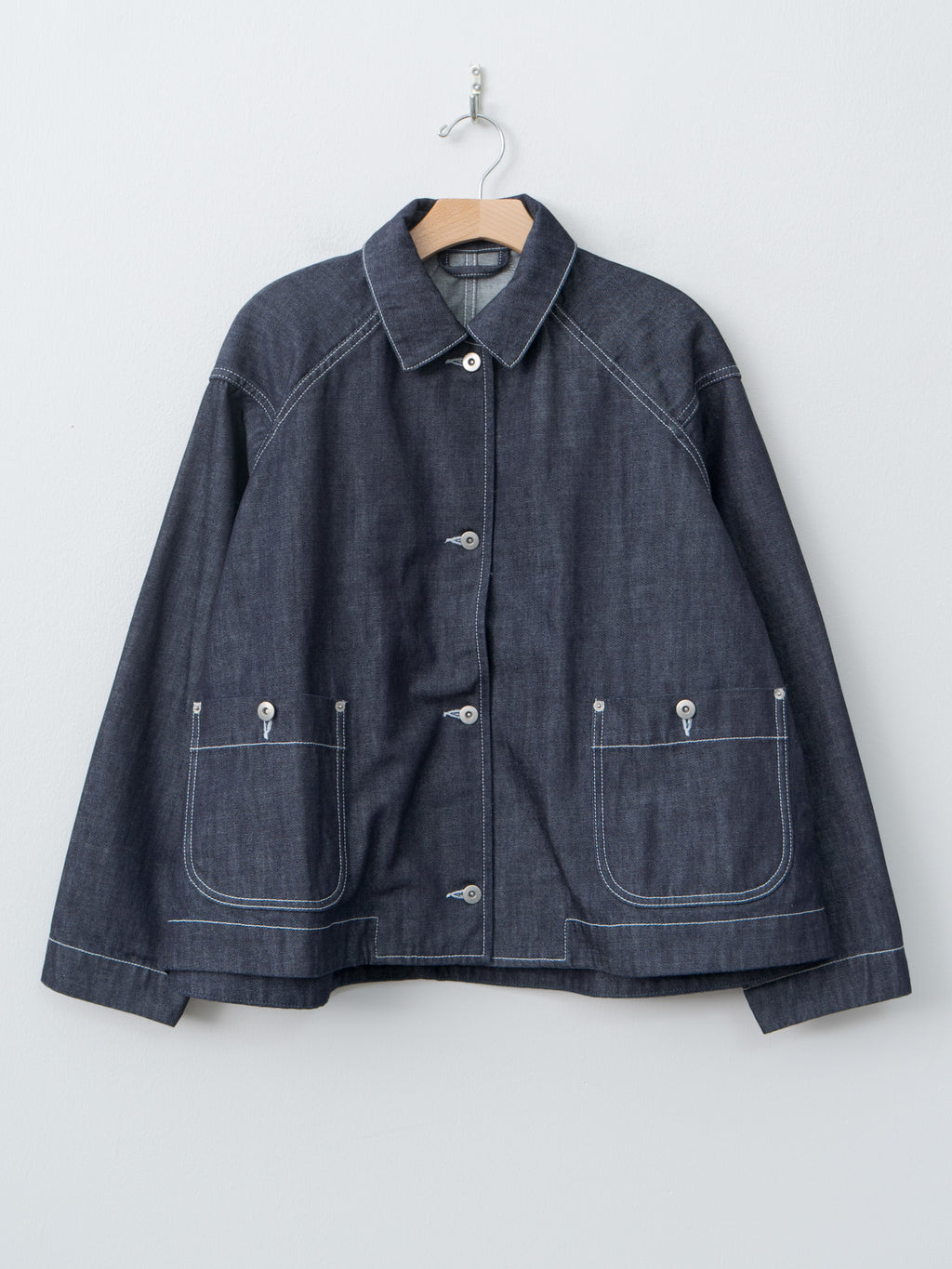 Namu Shop - Casey Casey Drays Travail Jacket DENIM - Dark Indigo