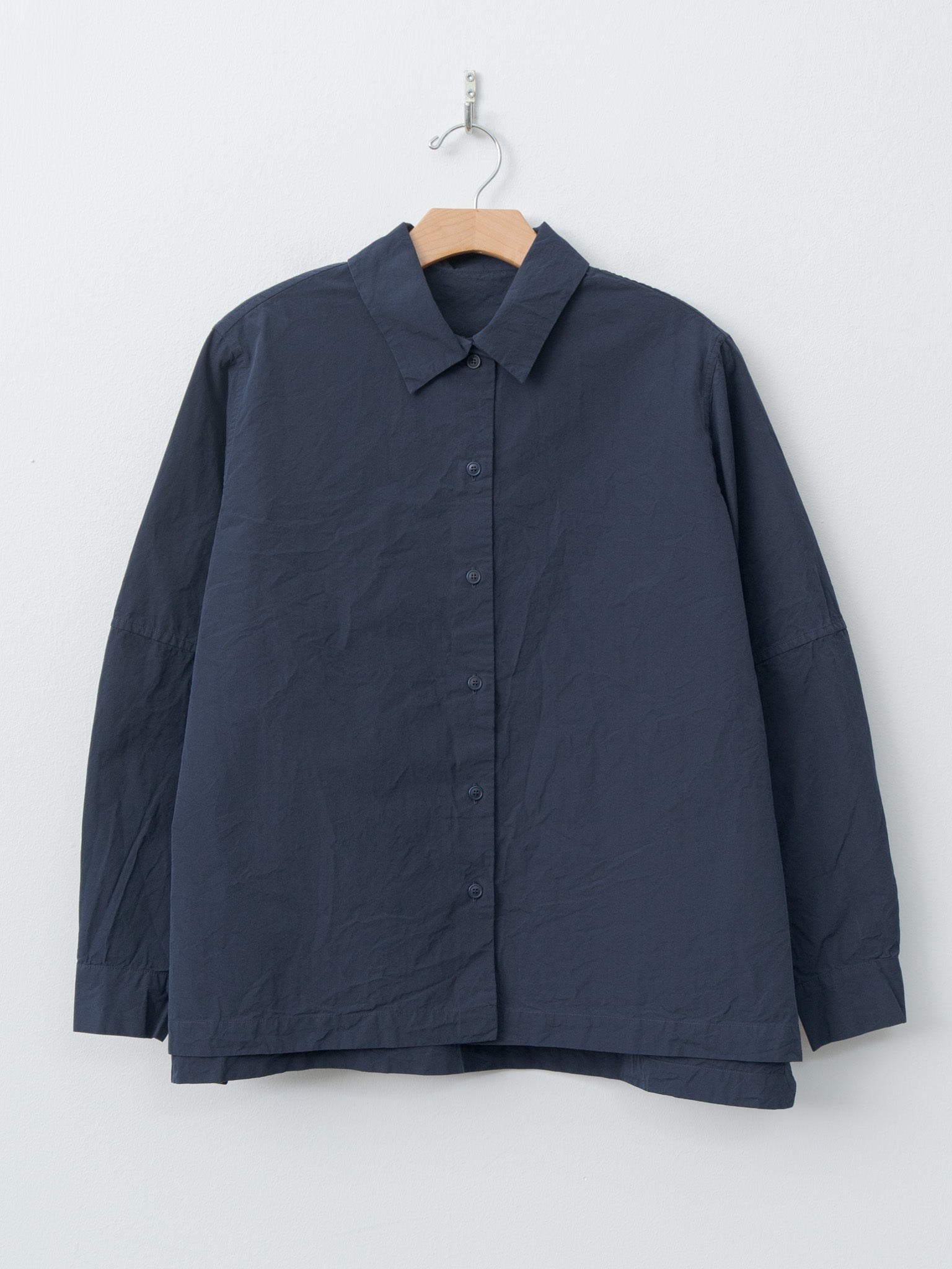 Namu Shop - Casey Casey Elena Shirt PAPER COT - Navy