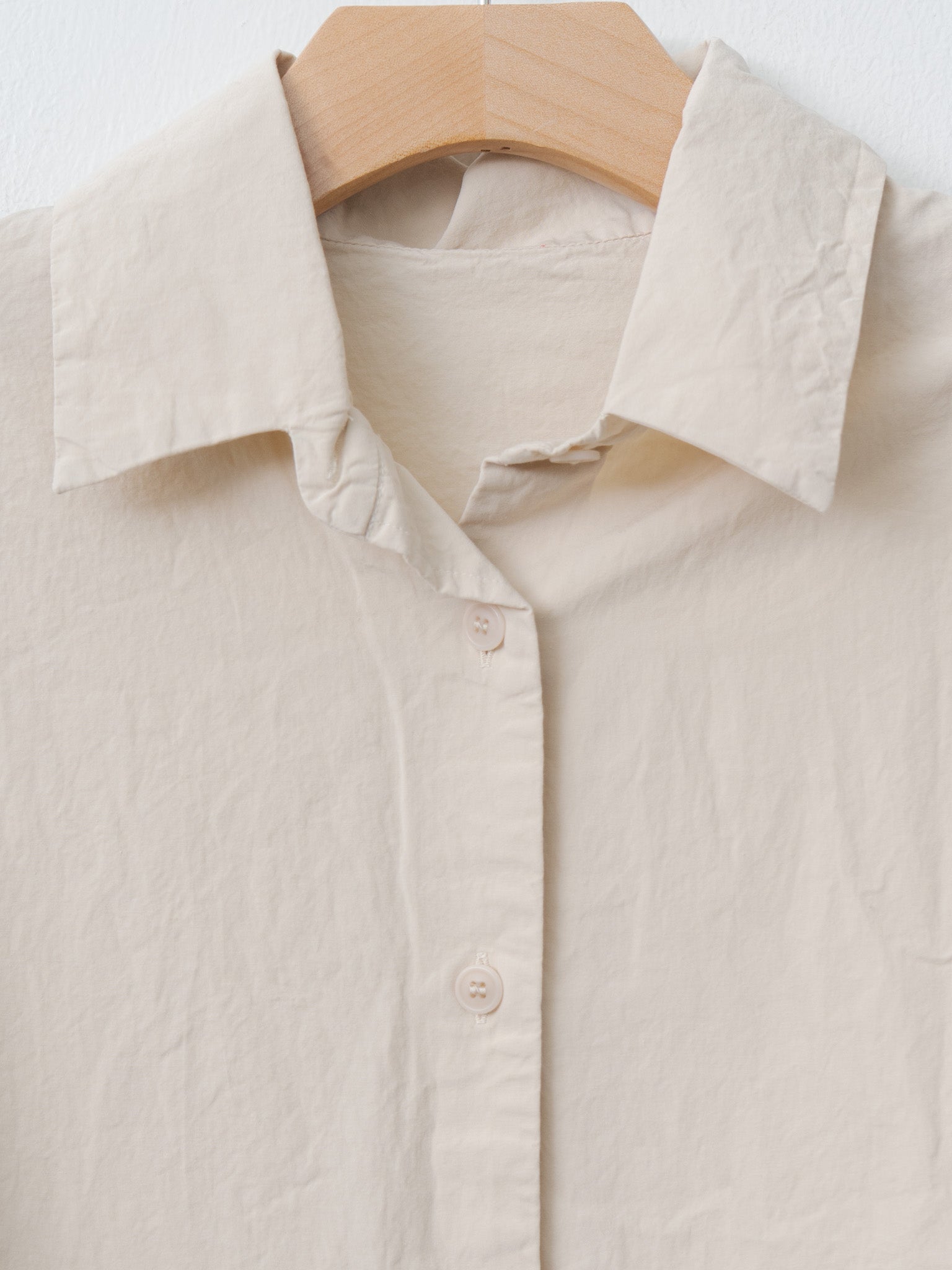 Namu Shop - Casey Casey Tippy Shirt PAPER COT - Off White