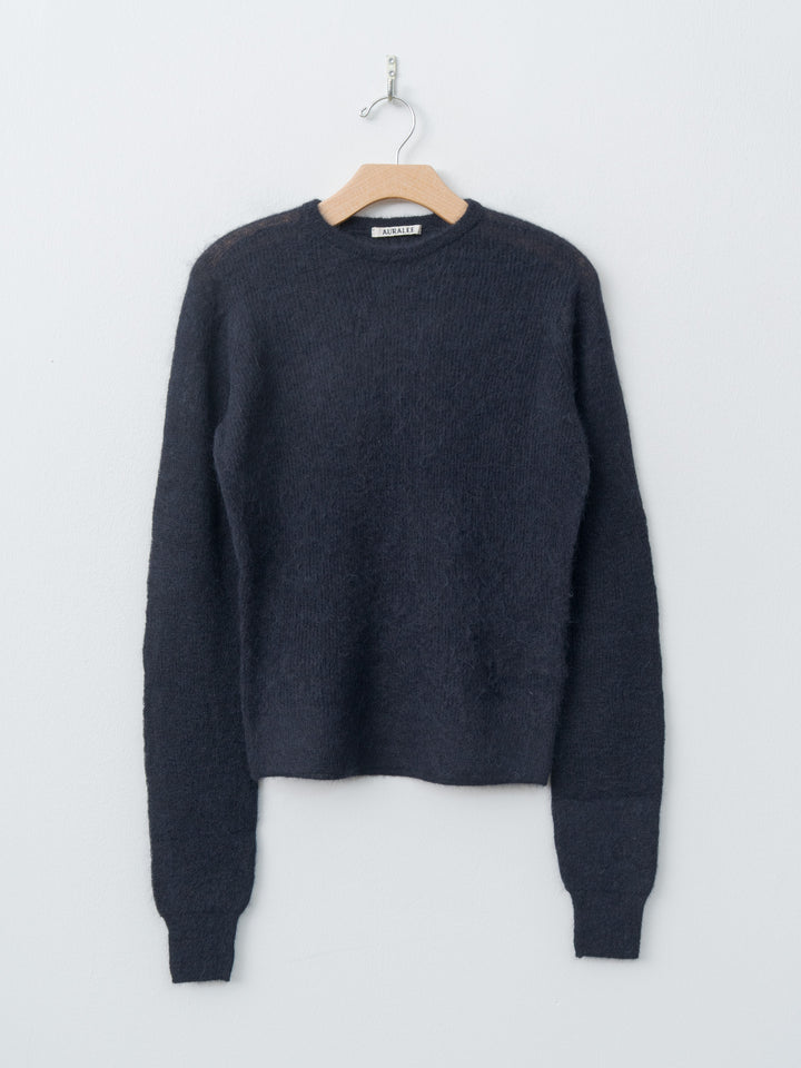 Namu Shop - Auralee Baby Suri Alpaca Sheer Knit P/O - Navy