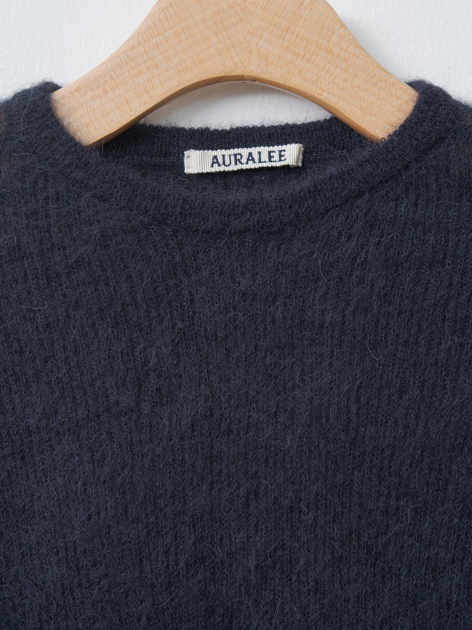 Namu Shop - Auralee Baby Suri Alpaca Sheer Knit P/O - Navy