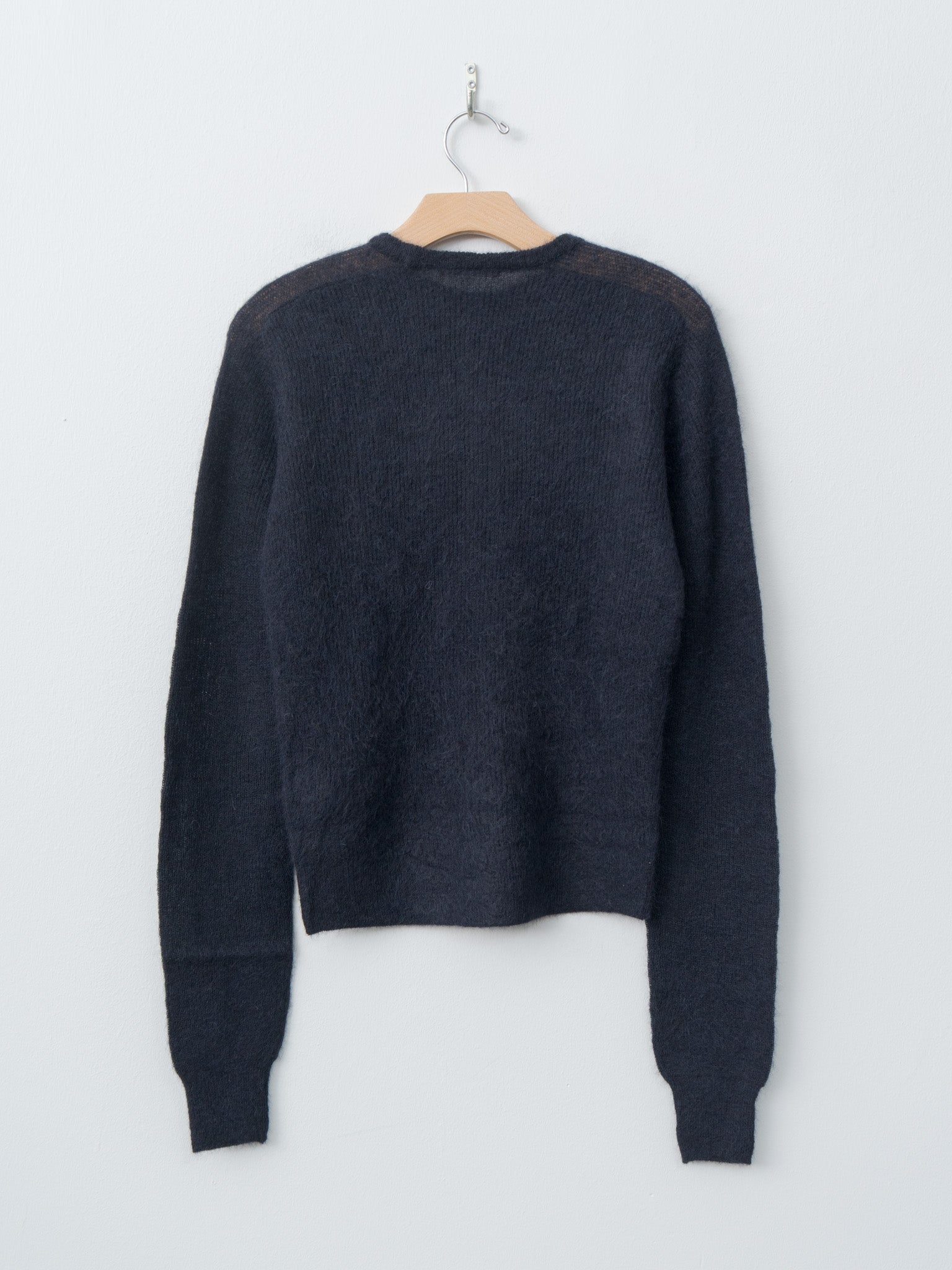 Namu Shop - Auralee Baby Suri Alpaca Sheer Knit P/O - Navy