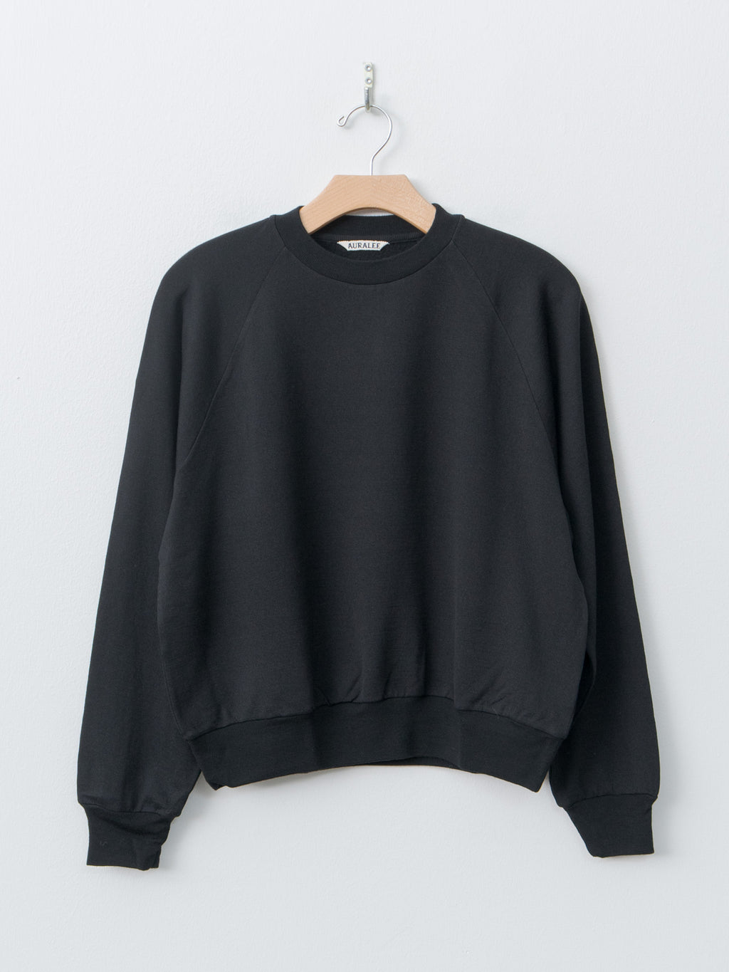 Namu Shop - Auralee Light Wool Sweat P/O - Black (Women's)