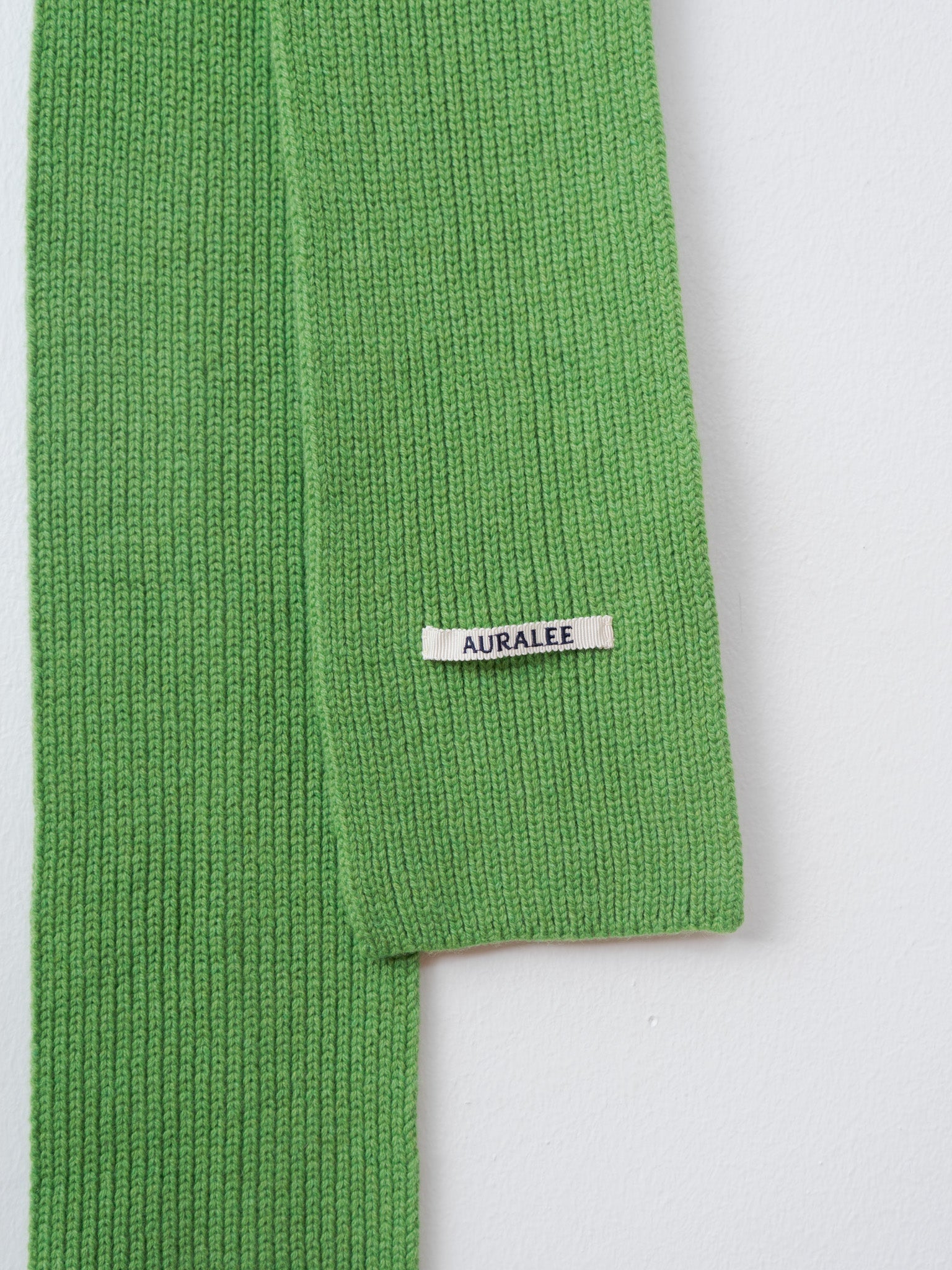 Namu Shop - Auralee Light Cashmere Knit Stole - Green