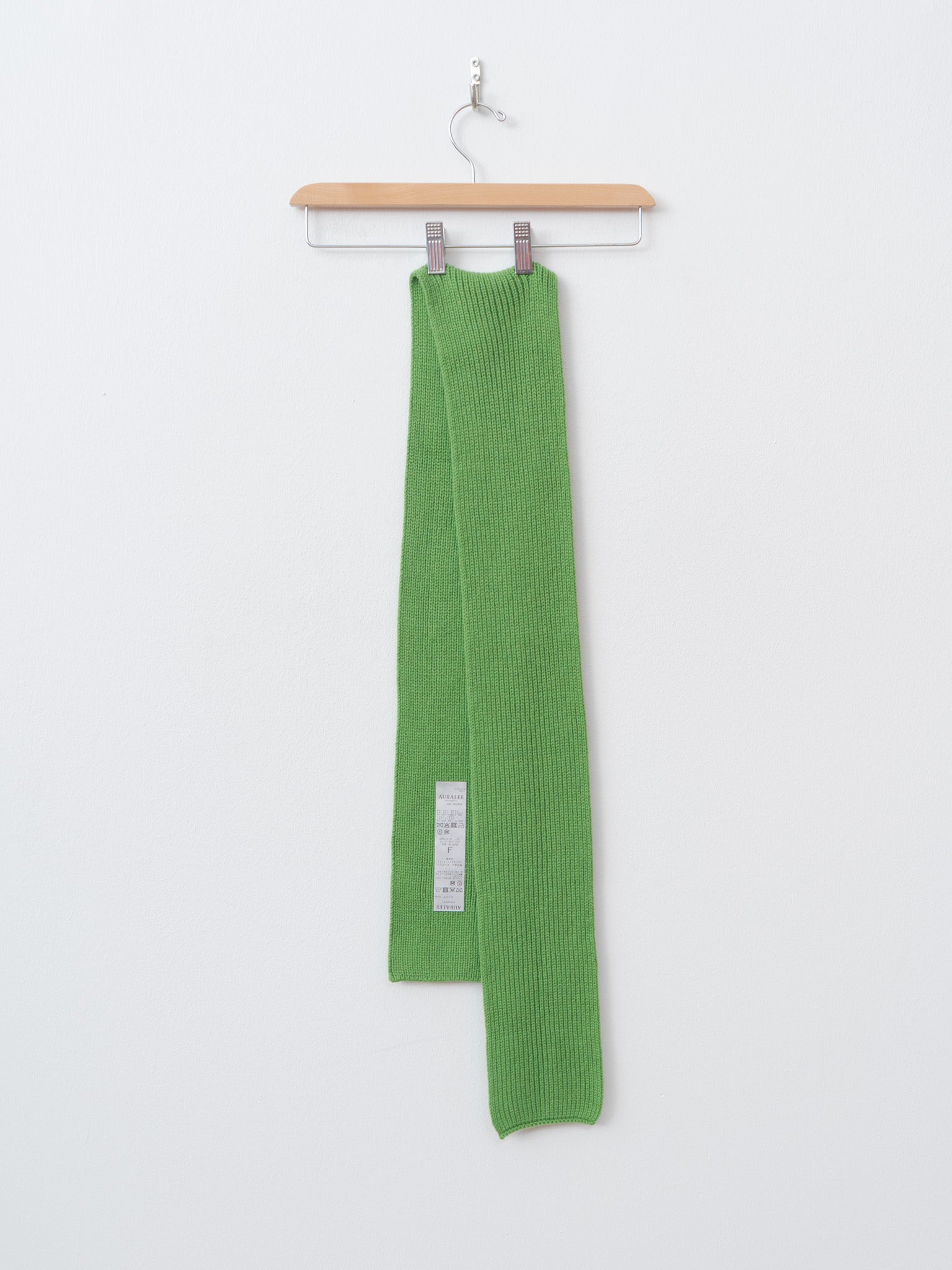 Namu Shop - Auralee Light Cashmere Knit Stole - Green