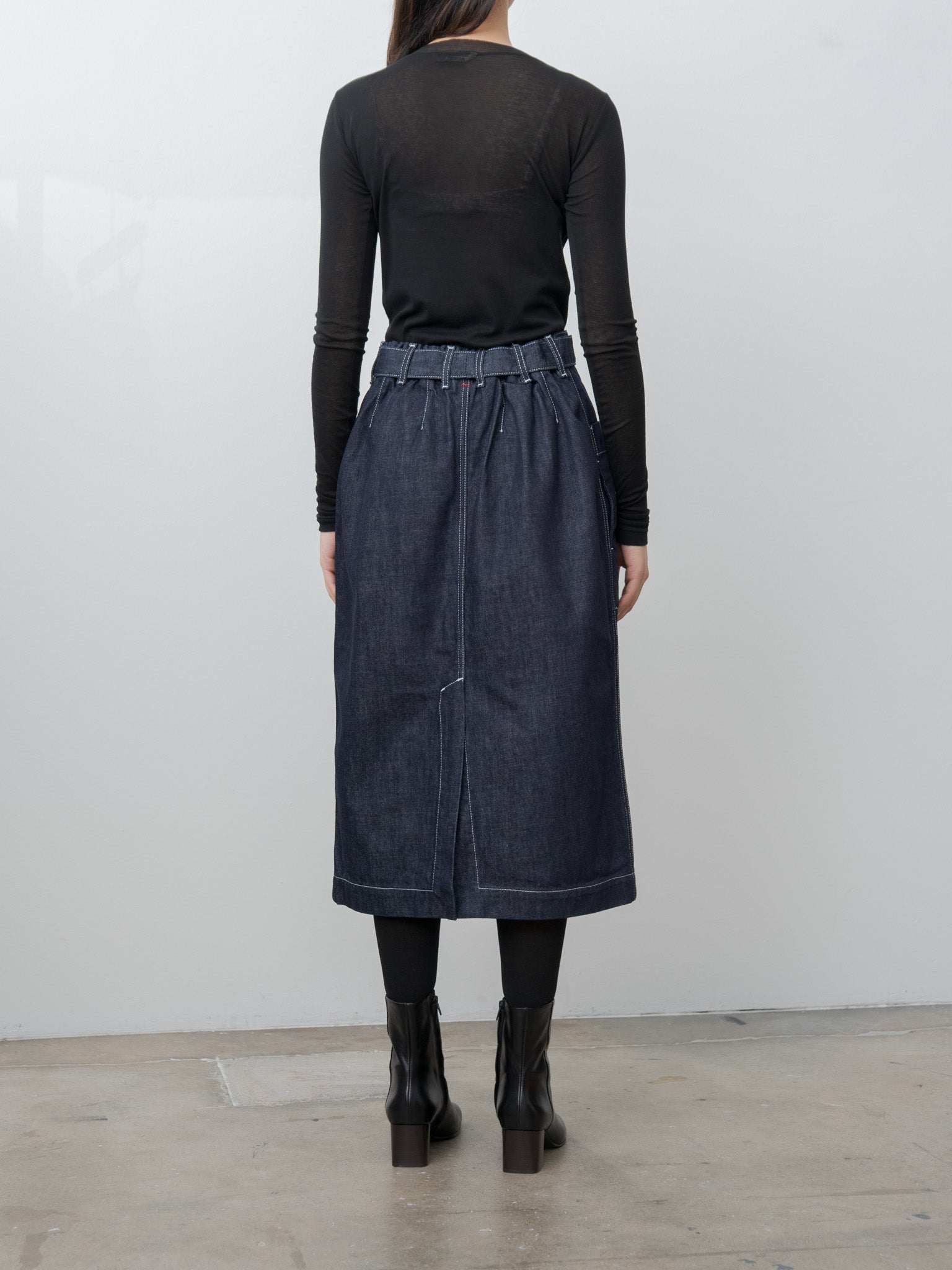 Namu Shop - Casey Casey Mia Skirt DENIM - Dark Indigo
