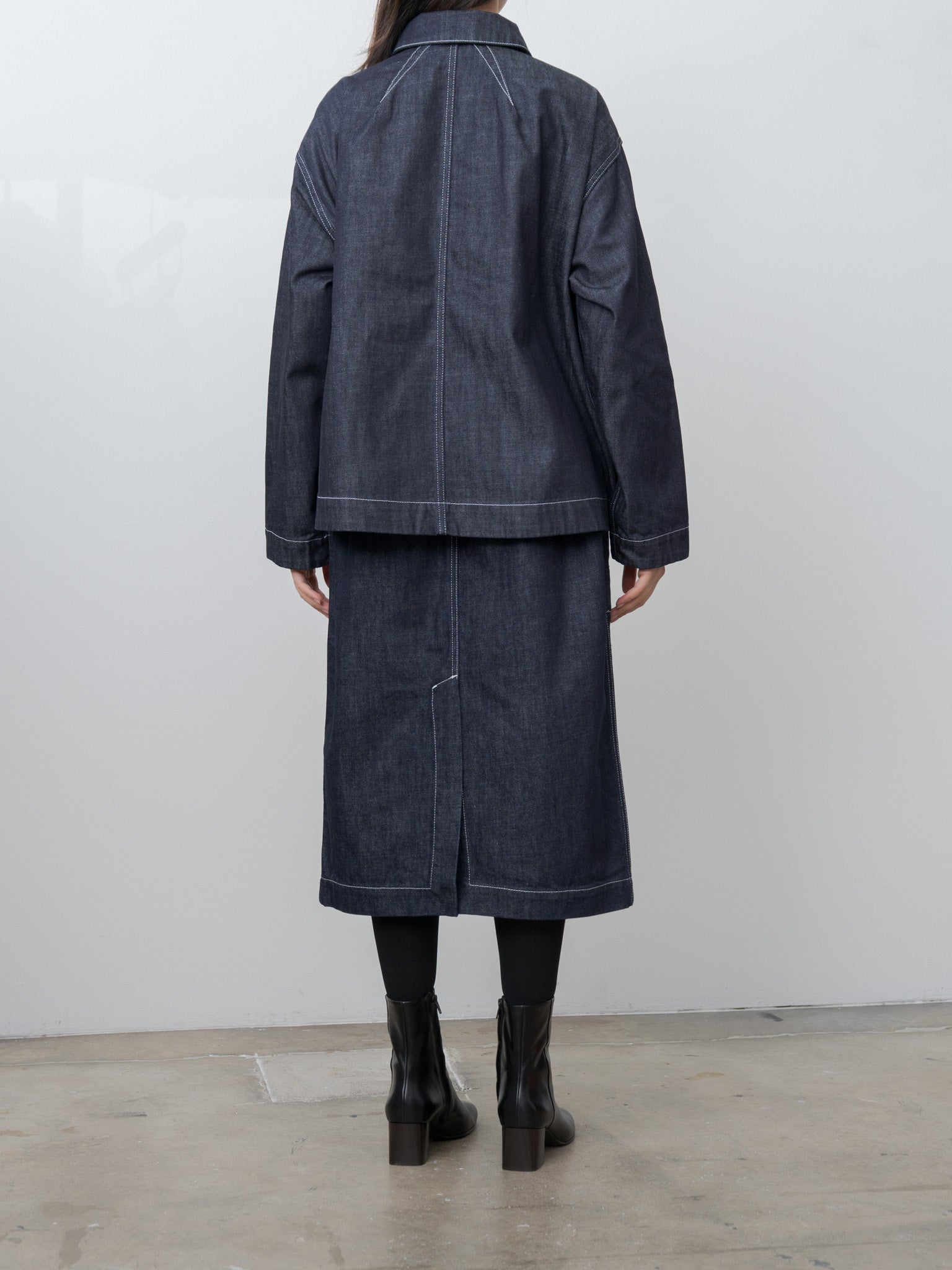 Namu Shop - Casey Casey Drays Travail Jacket DENIM - Dark Indigo