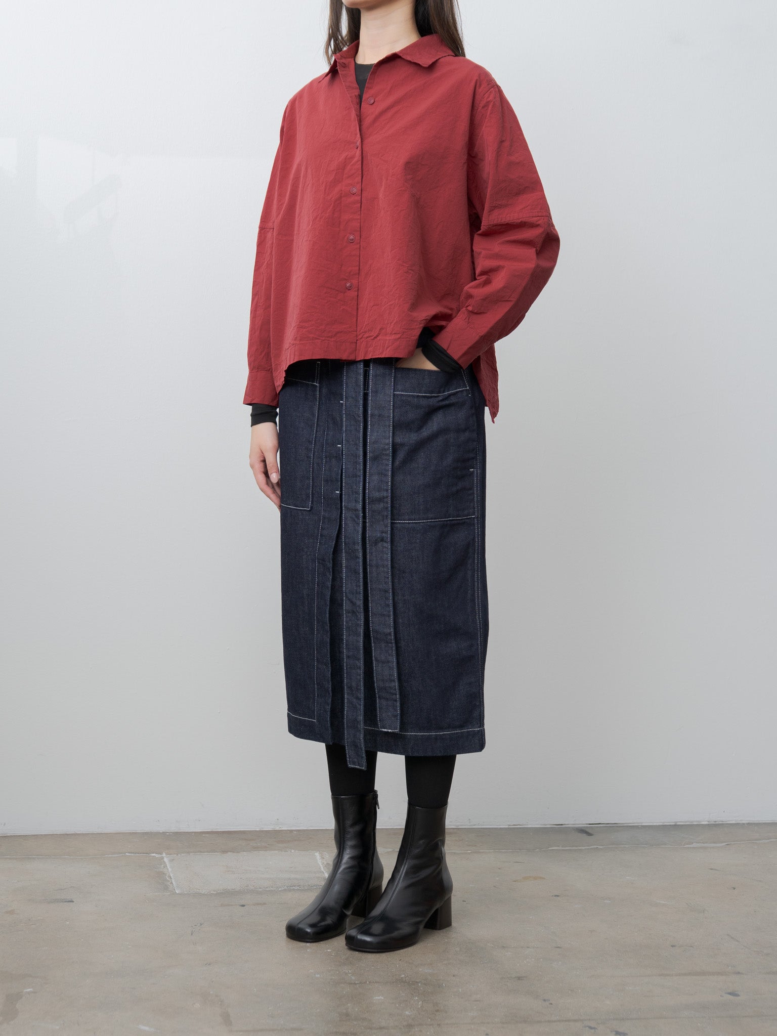 Namu Shop - Casey Casey Elena Shirt PAPER COT - Rusty