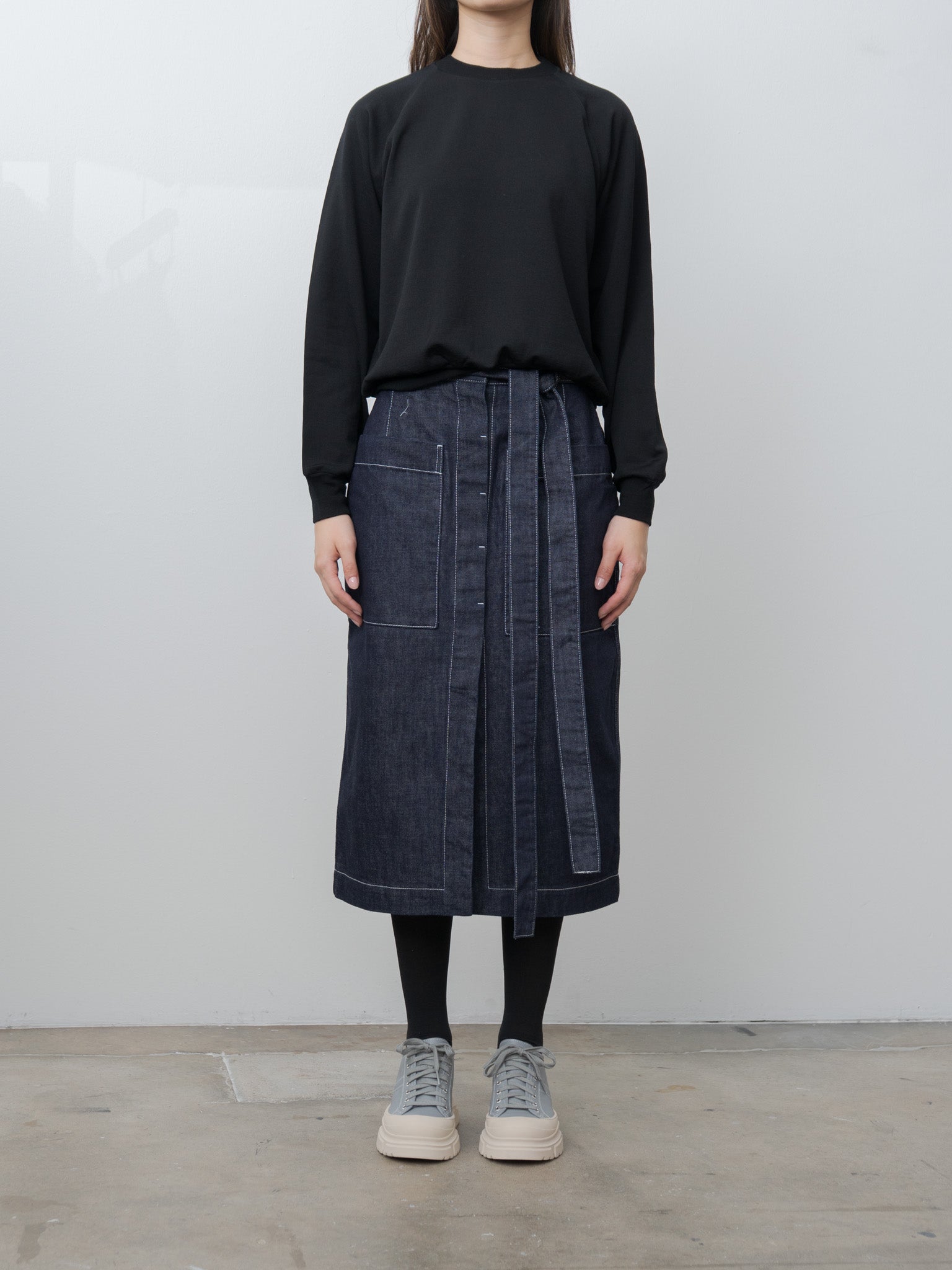 Namu Shop - Auralee Light Wool Sweat P/O - Black (Women's)