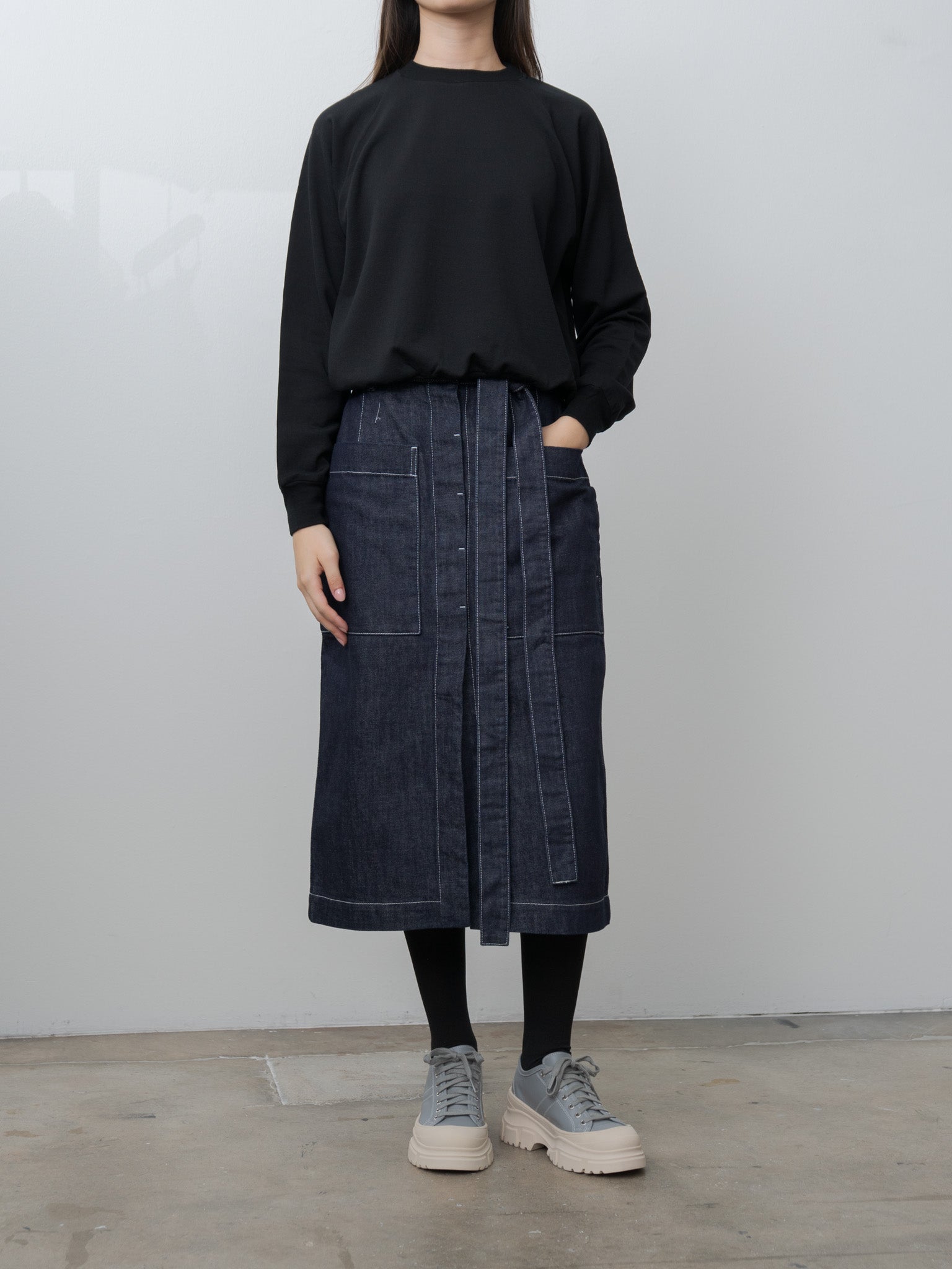 Namu Shop - Auralee Light Wool Sweat P/O - Black (Women's)