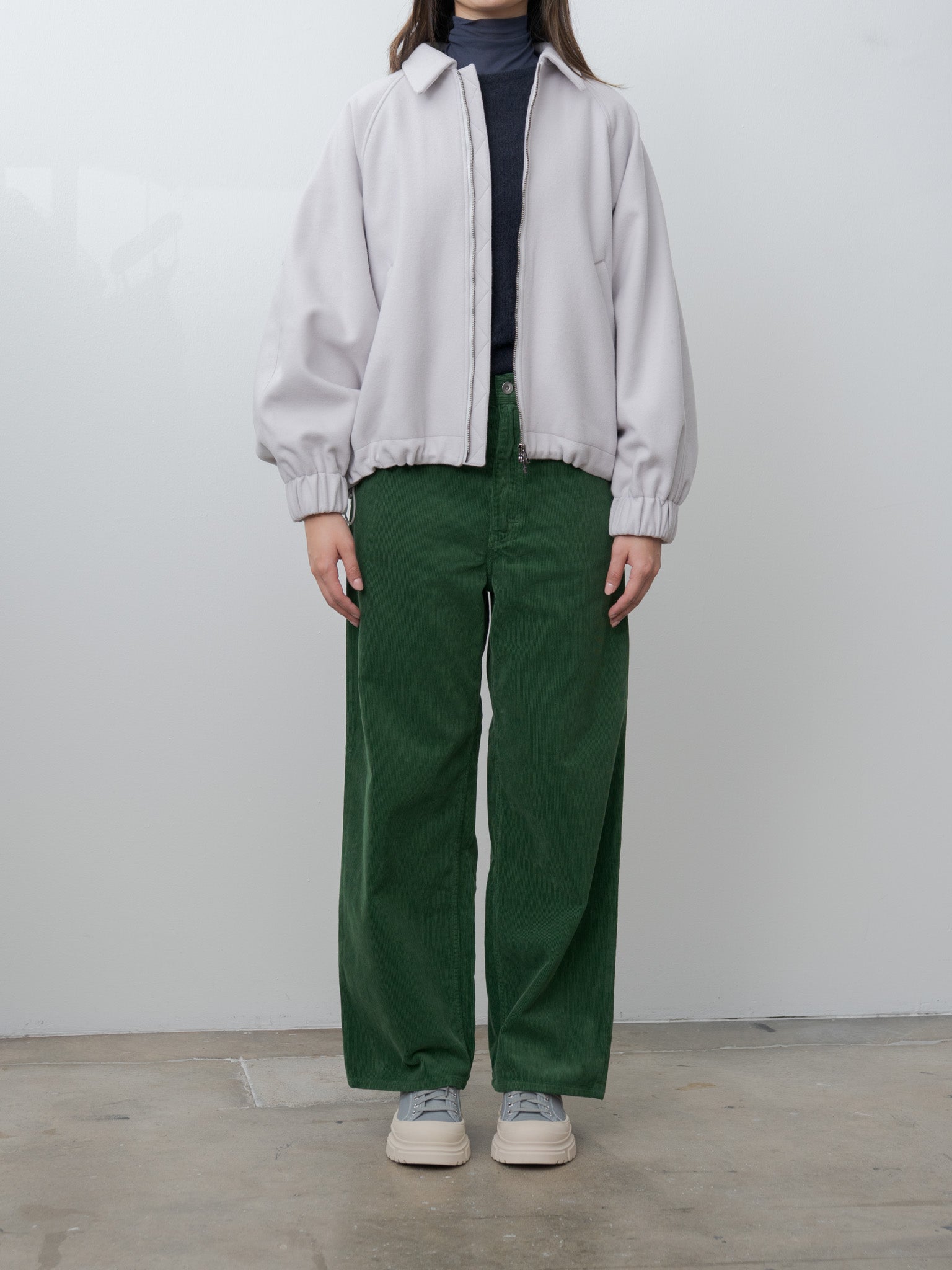 Namu Shop - Sayaka Davis Bomber Jacket - Moon Gray
