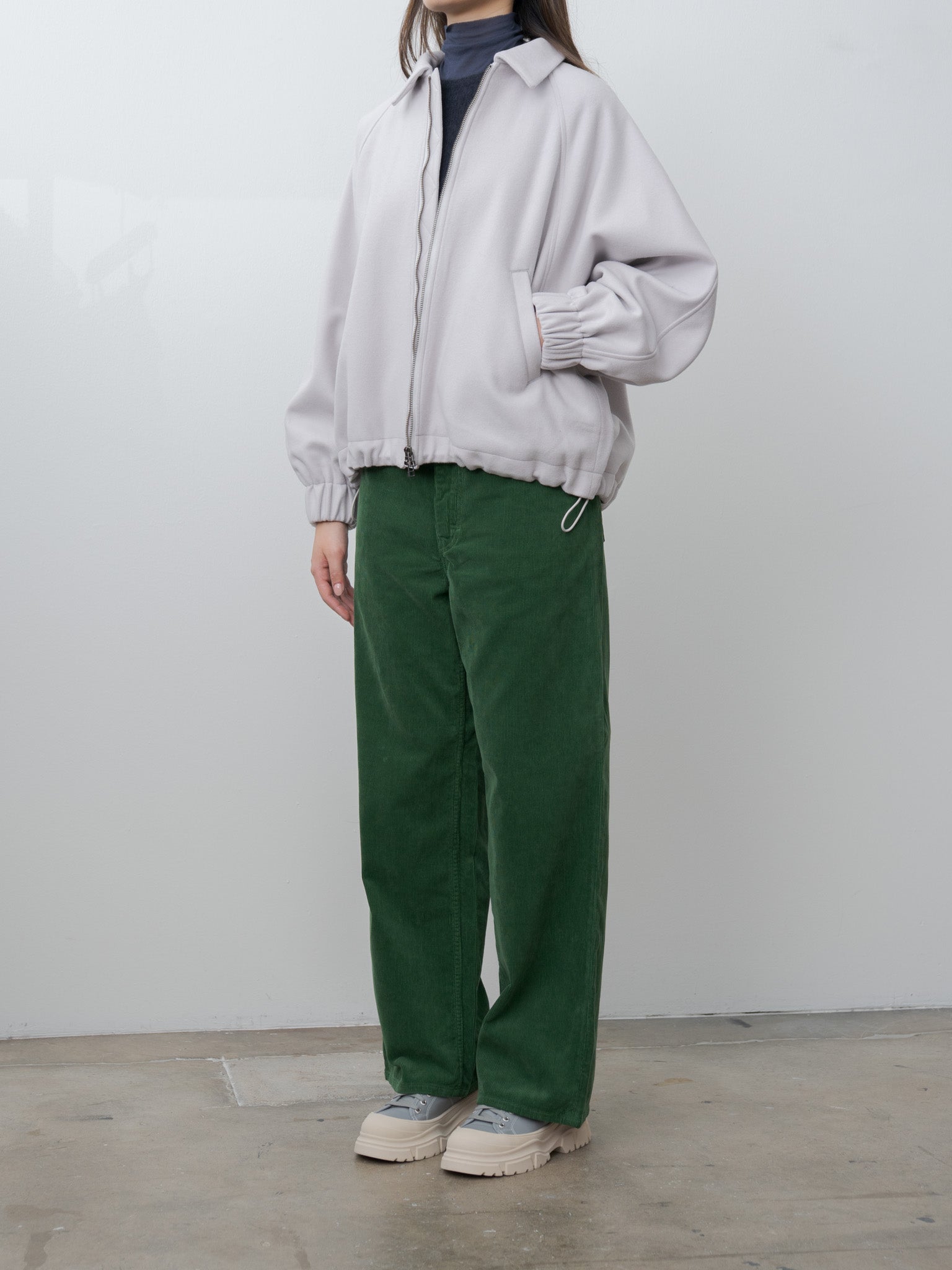 Namu Shop - Sayaka Davis Bomber Jacket - Moon Gray