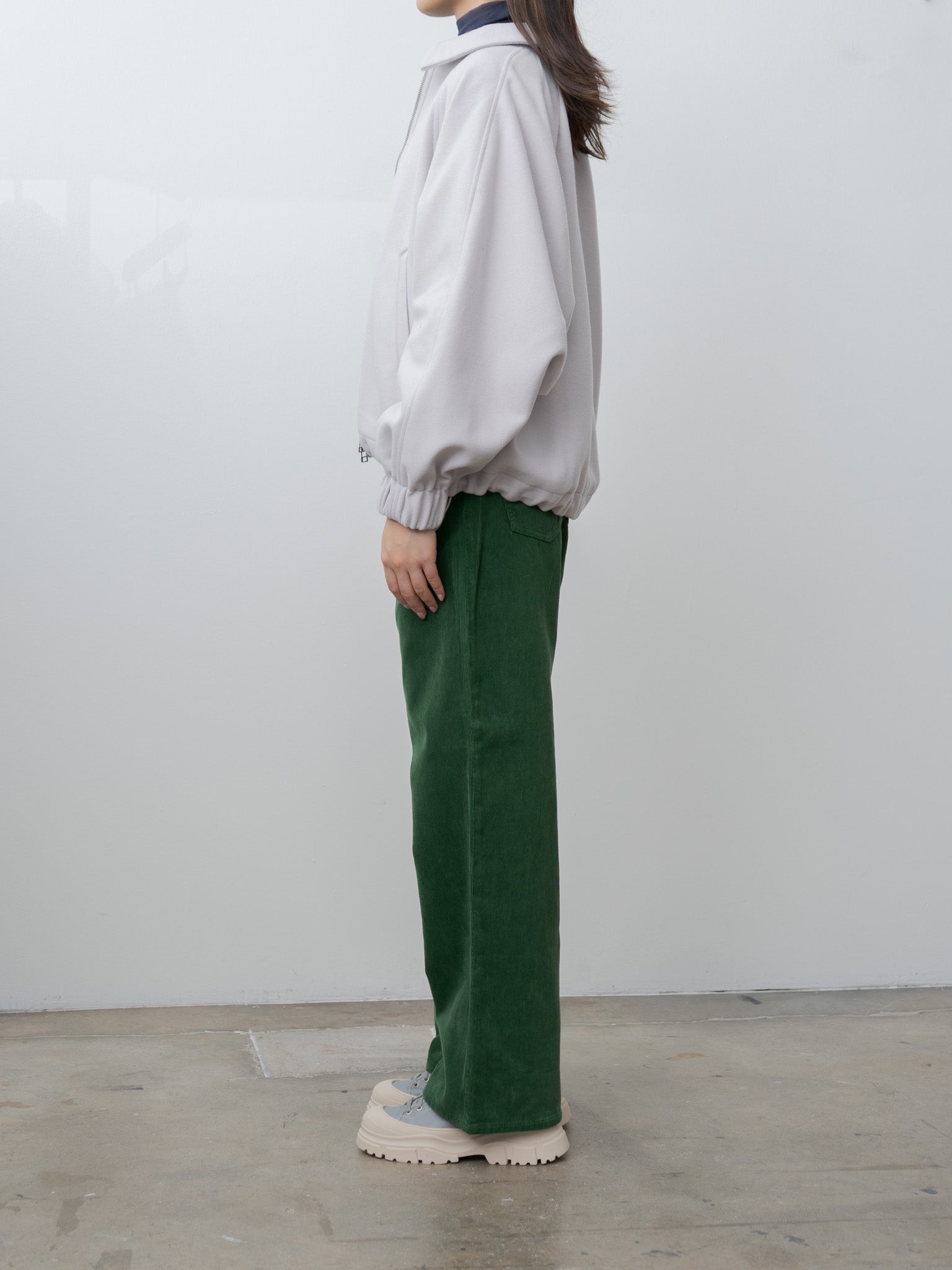 Namu Shop - Sayaka Davis Bomber Jacket - Moon Gray