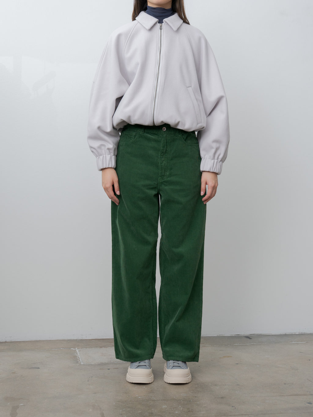 Namu Shop - Sayaka Davis Bomber Jacket - Moon Gray
