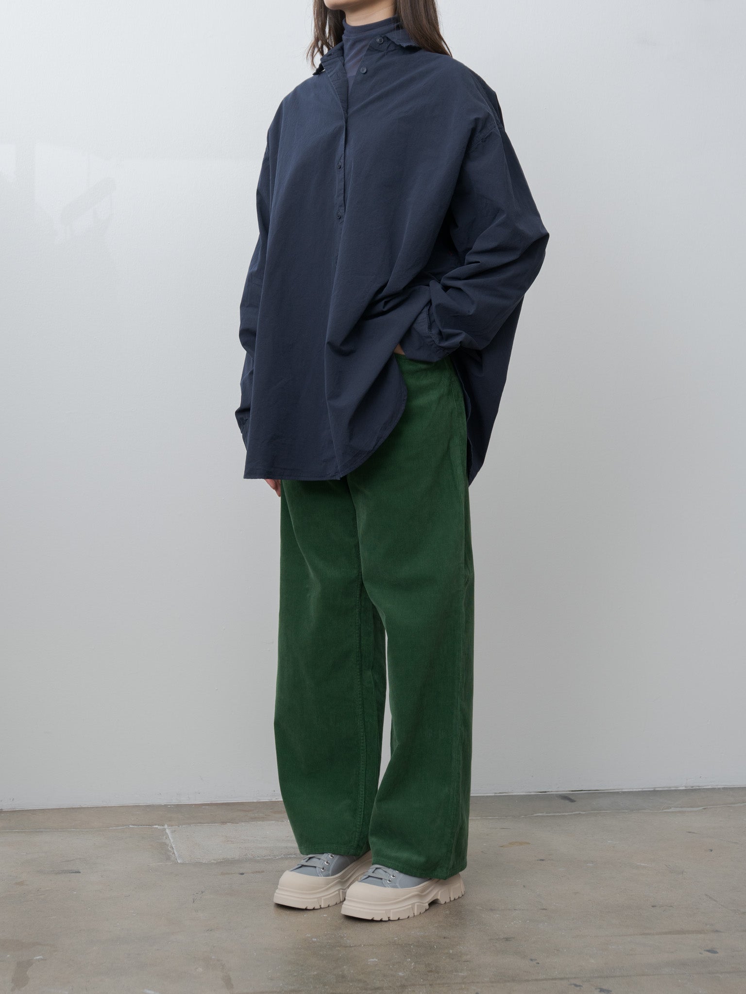 Namu Shop - Casey Casey Tippy Shirt PAPER COT - Navy